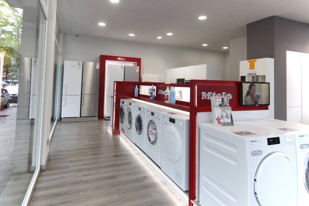 Una botiga d'electrodomèstics.