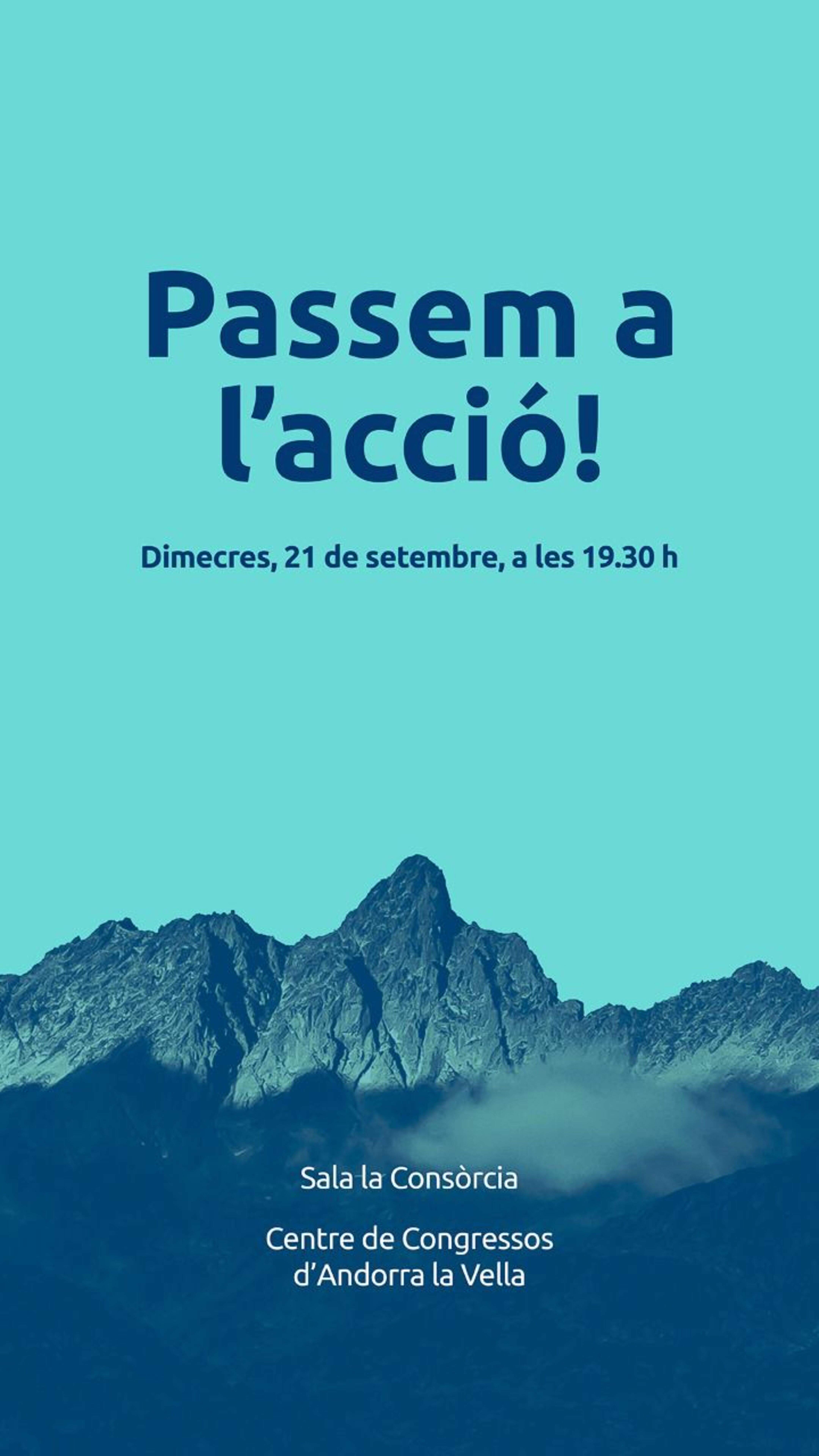 La 'convocatòria' que s'ha fet córrer.