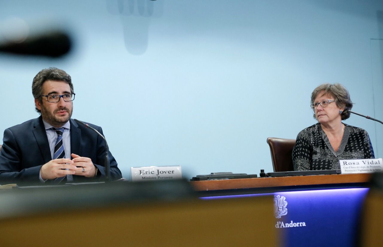 Jover, durant la roda de premsa.