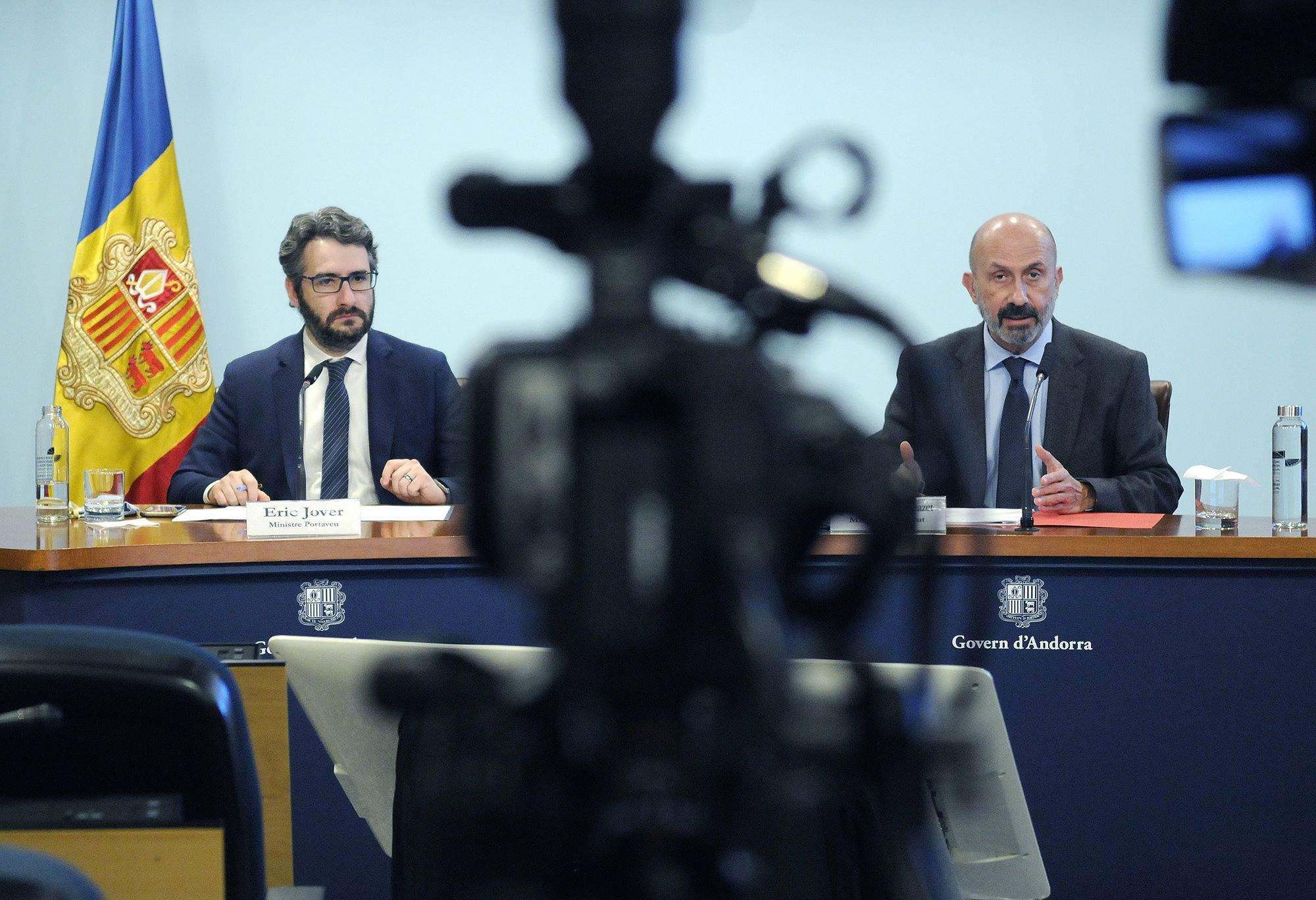 Un instant de la roda de premsa.