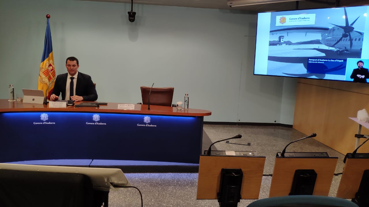 Jordi Gallardo, durant la roda de premsa.