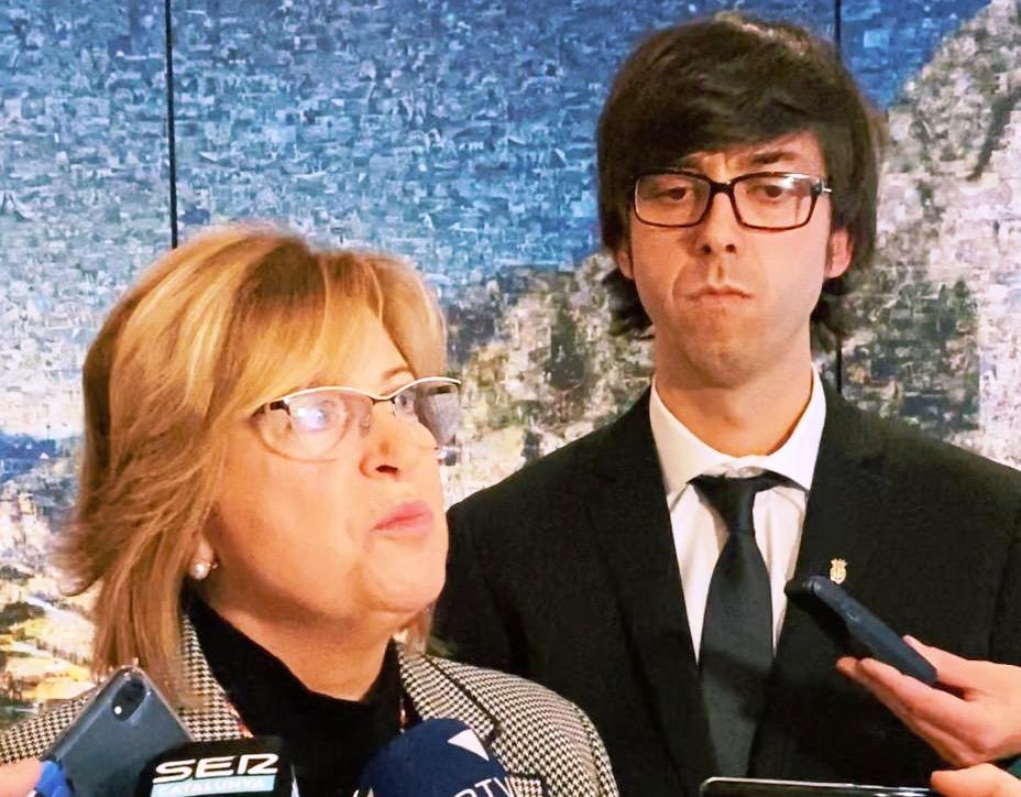 Els consellers comunals del PS Independents a Andorra la Vella, Dolors Carmona i Sergi González.