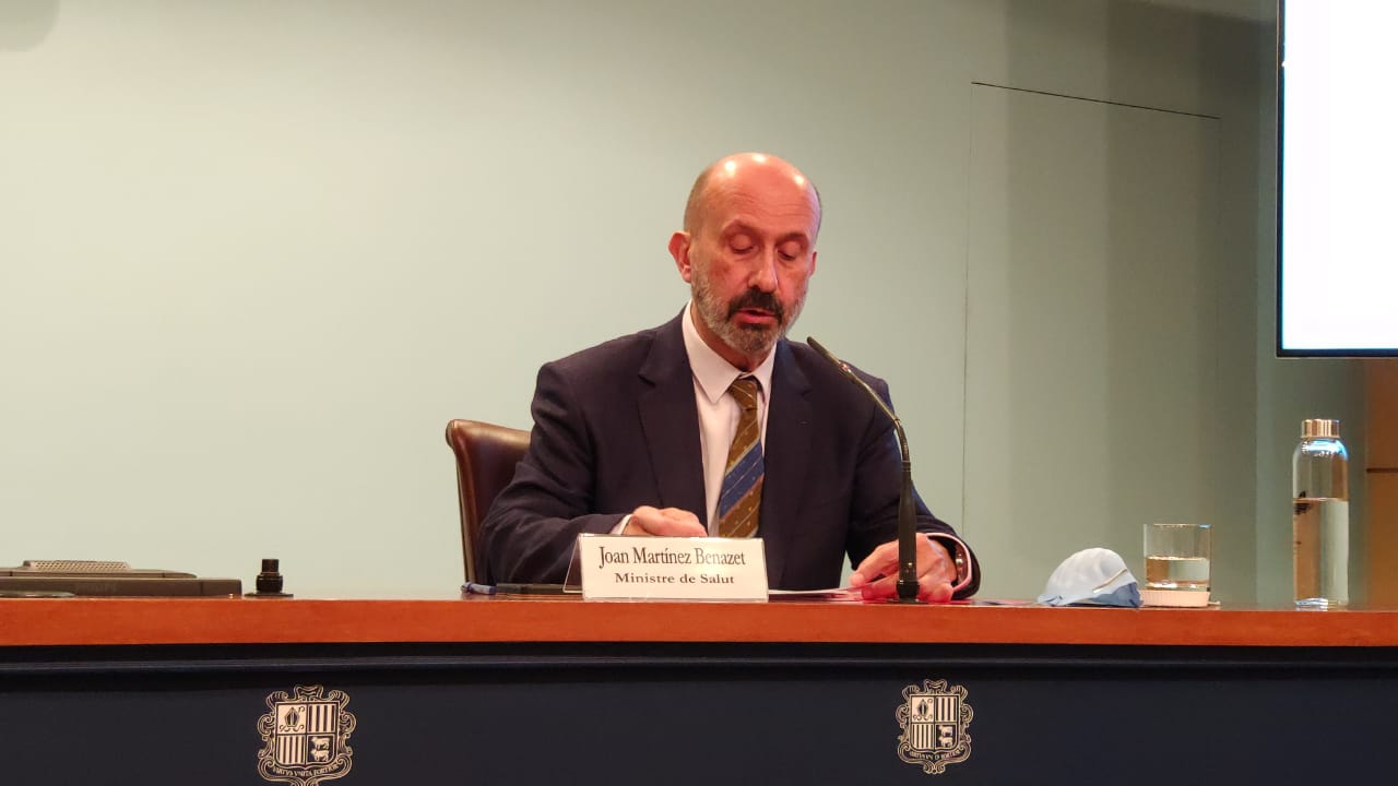 El ministre de Salut, Joan Martínez Benazet.