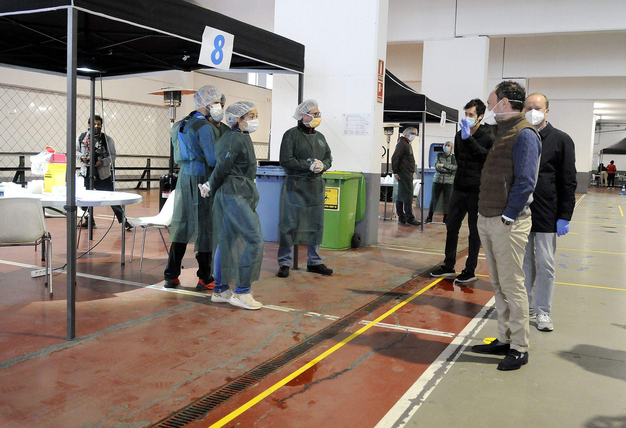 El cap de Govern, Xavier Espot ha visitat aquest dijous l''stop lab' d'Escaldes-Engordany.