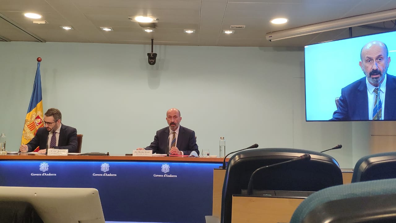 Benazet, durant la roda de premsa.