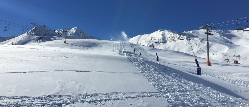 Una imatge de les pistes d'esquí