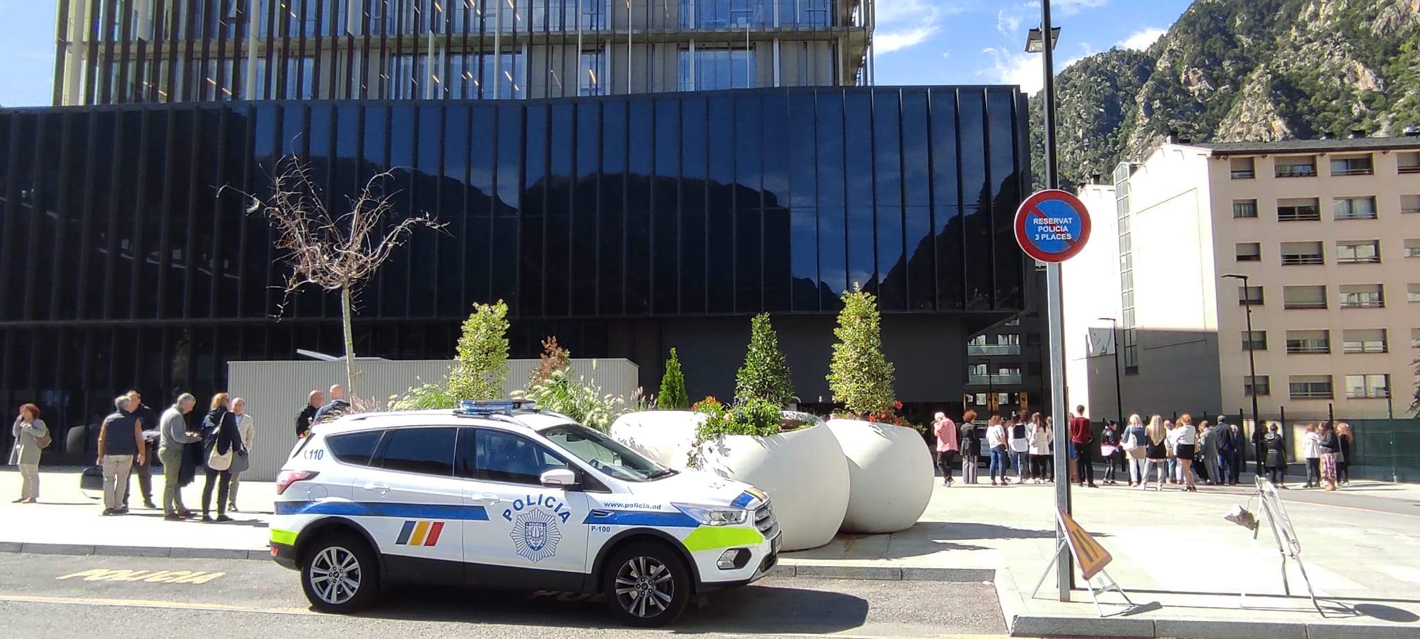 Imatge de l'exterior de la Seu de la Justícia.