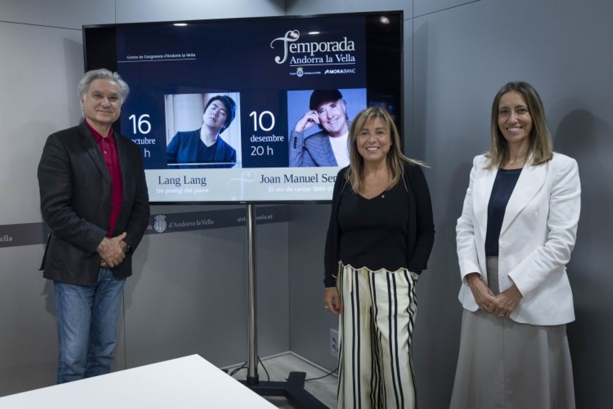 Escribano, Marsol i Maestre després de la roda de premsa d'aquest dijous.