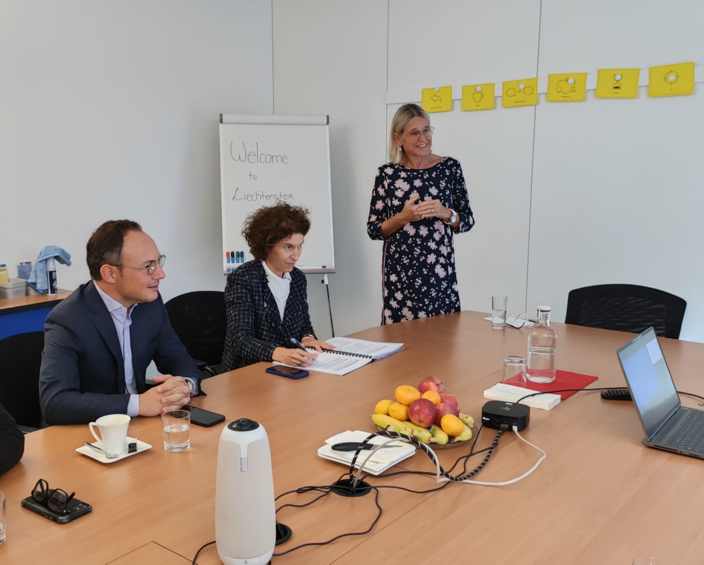 Espot i Ubach durant la reunió d'aquest dimarts.