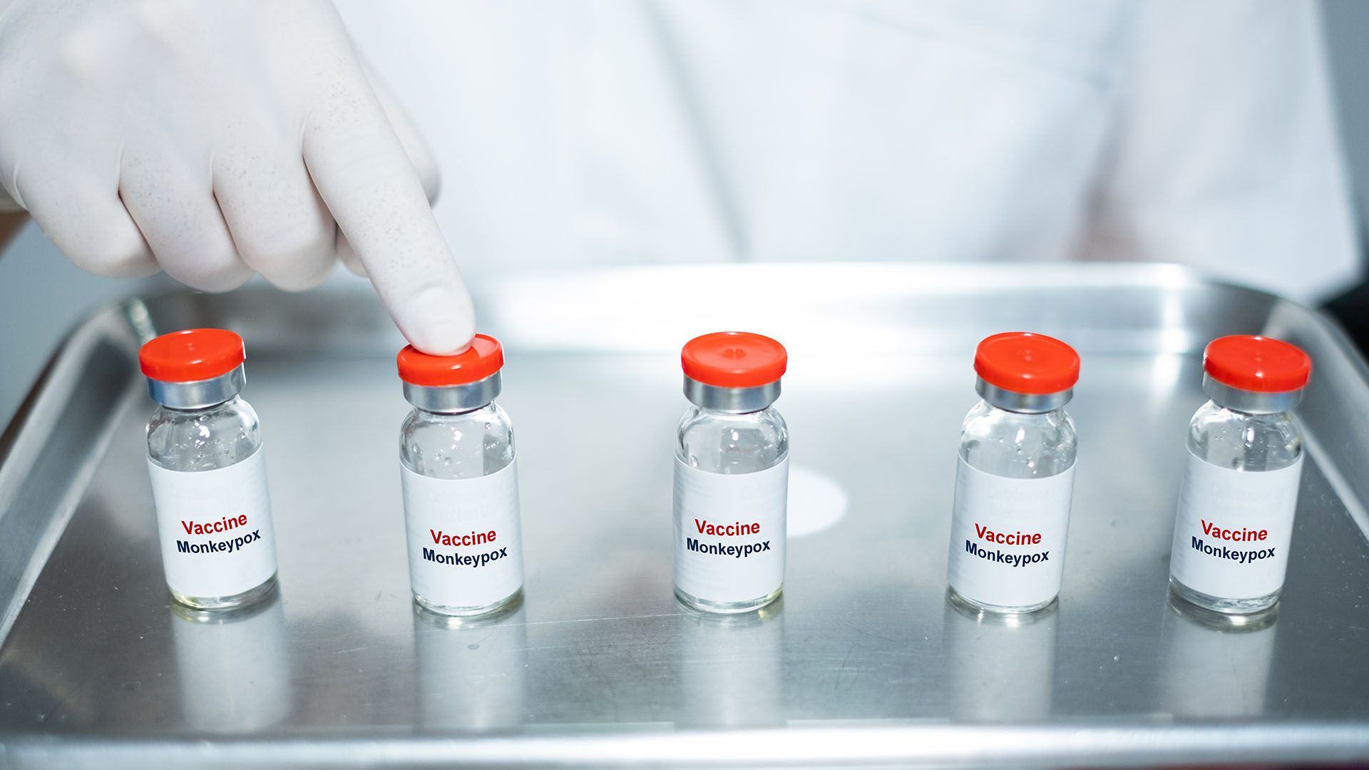 Vials de la vacuna contra la verola del mico.