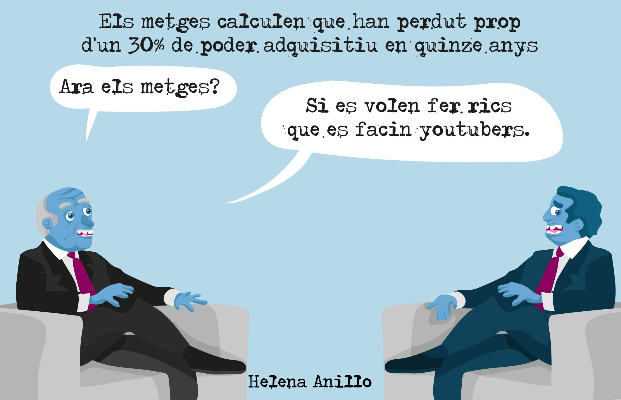 Els metges i el poder adquisitiu perdut.