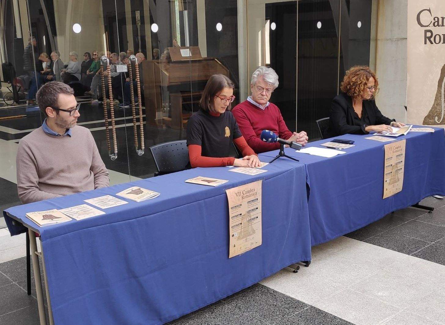 El Santuari de Meritxell ha acollit la roda de premsa de presentació a la que correspon aquesta imatge.