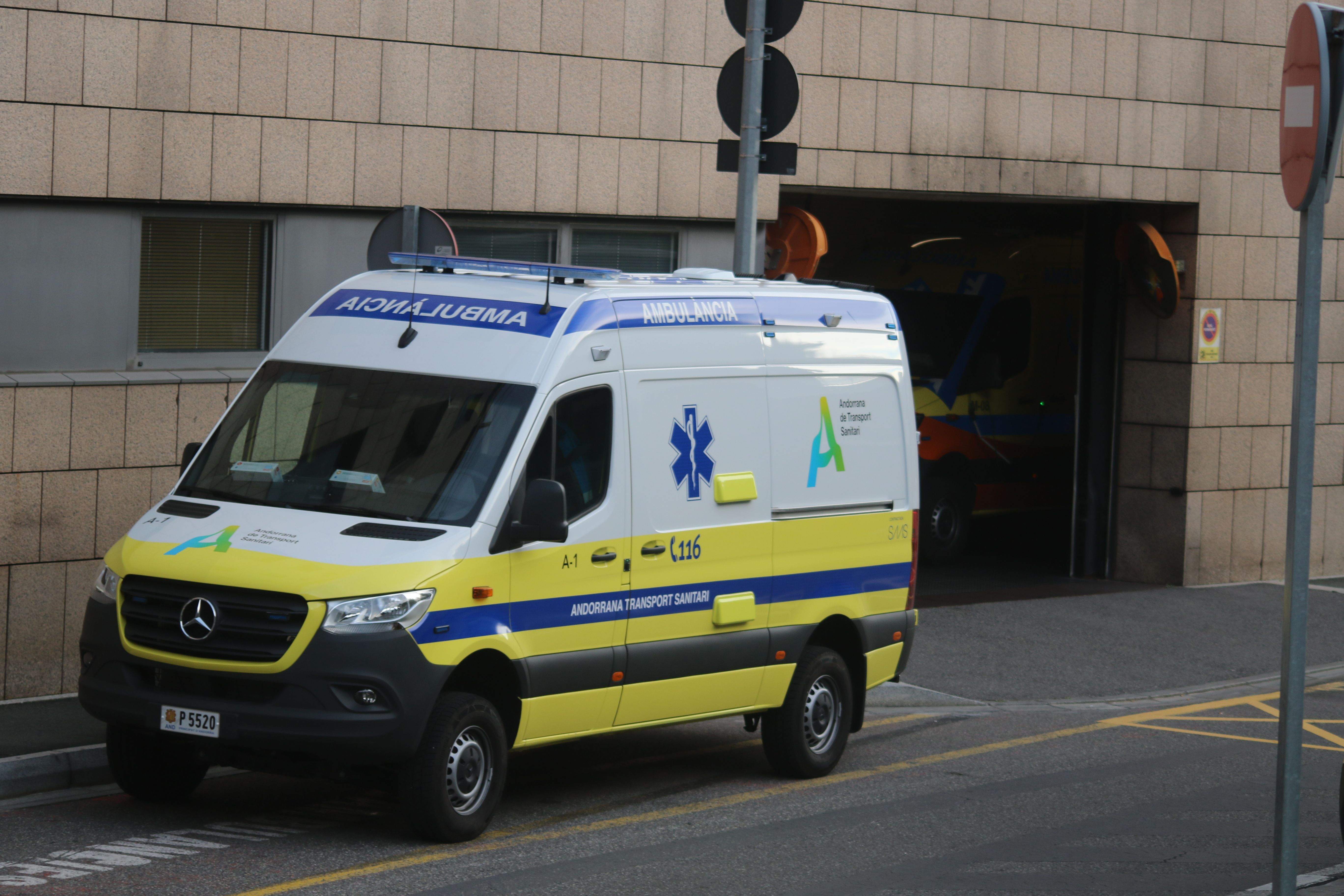 Una de les noves ambulàncies del transport sanitari.