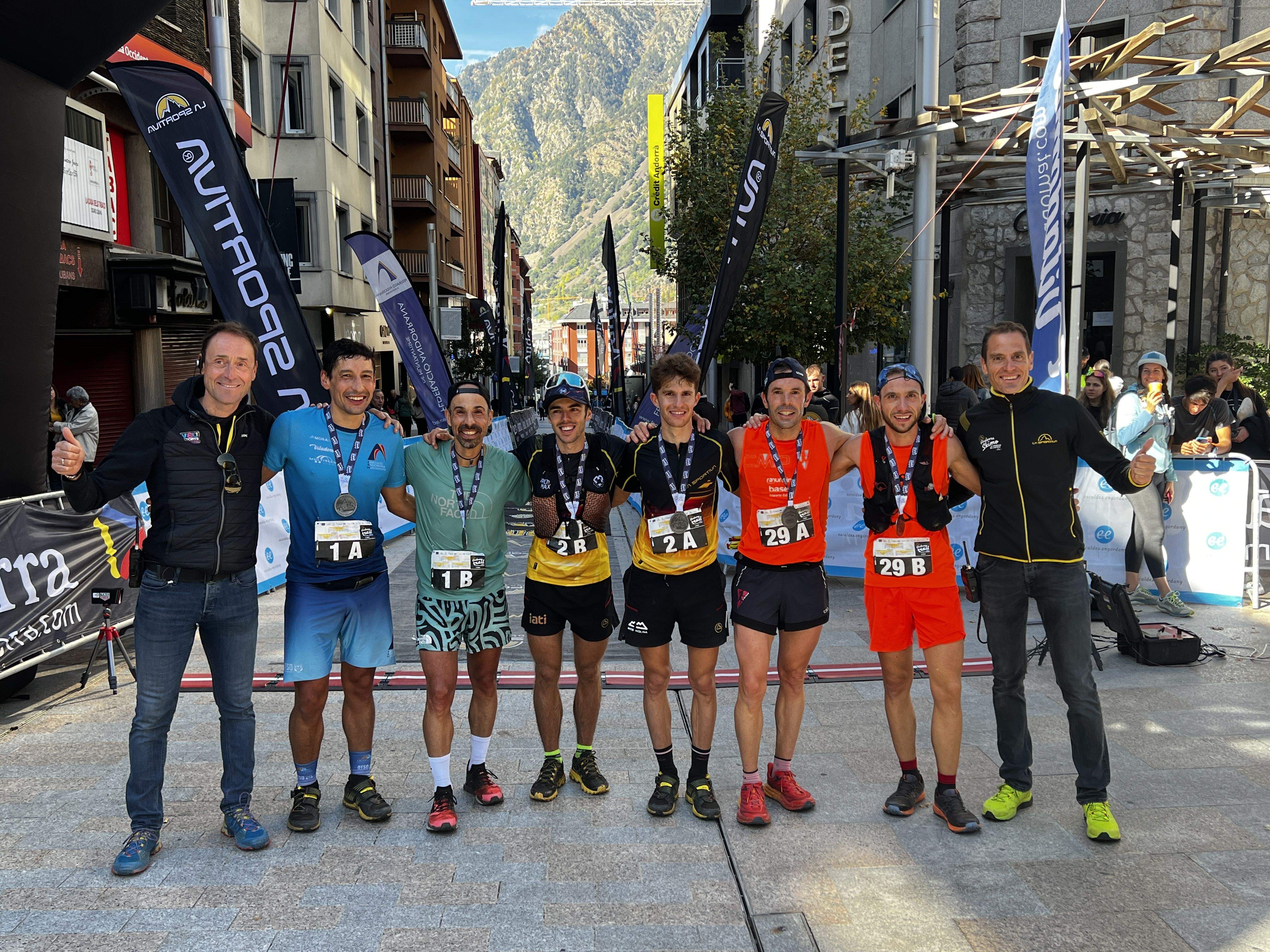 Els vencedors en parelles categoria masculina.