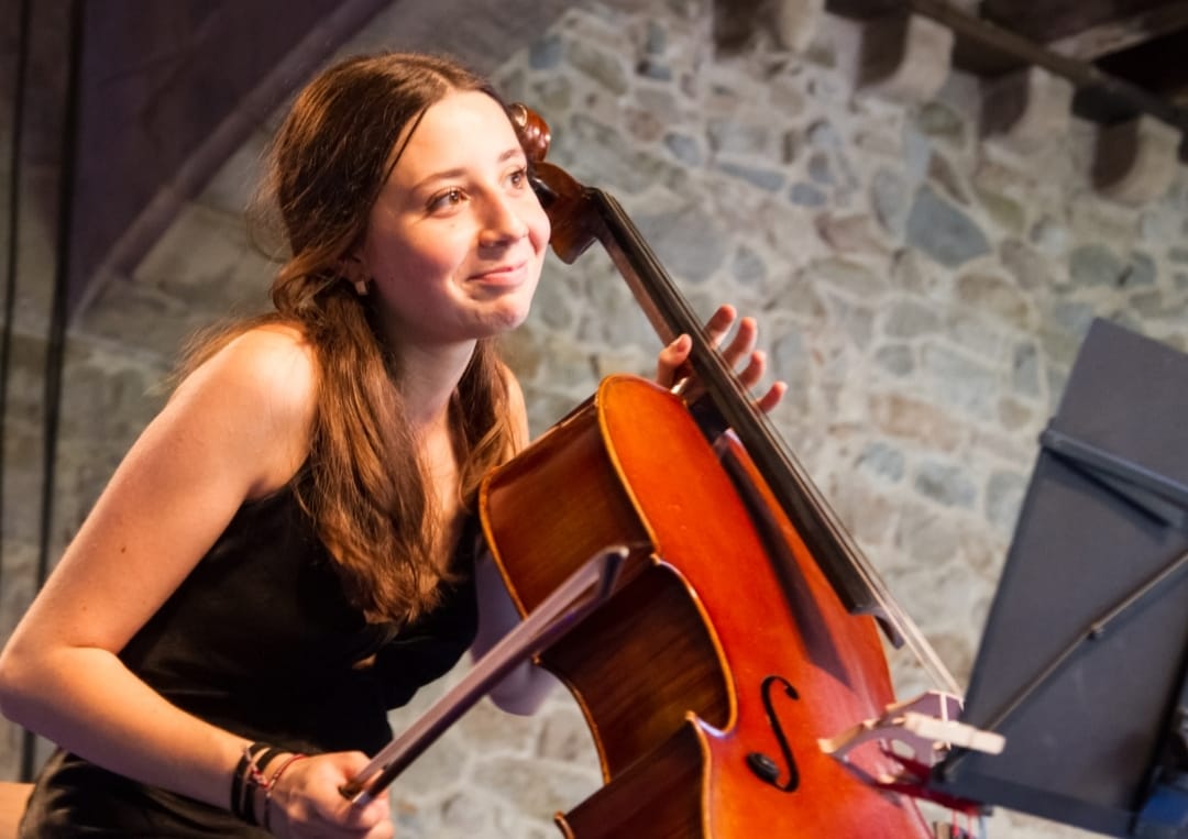 La jove artista, Paula González.