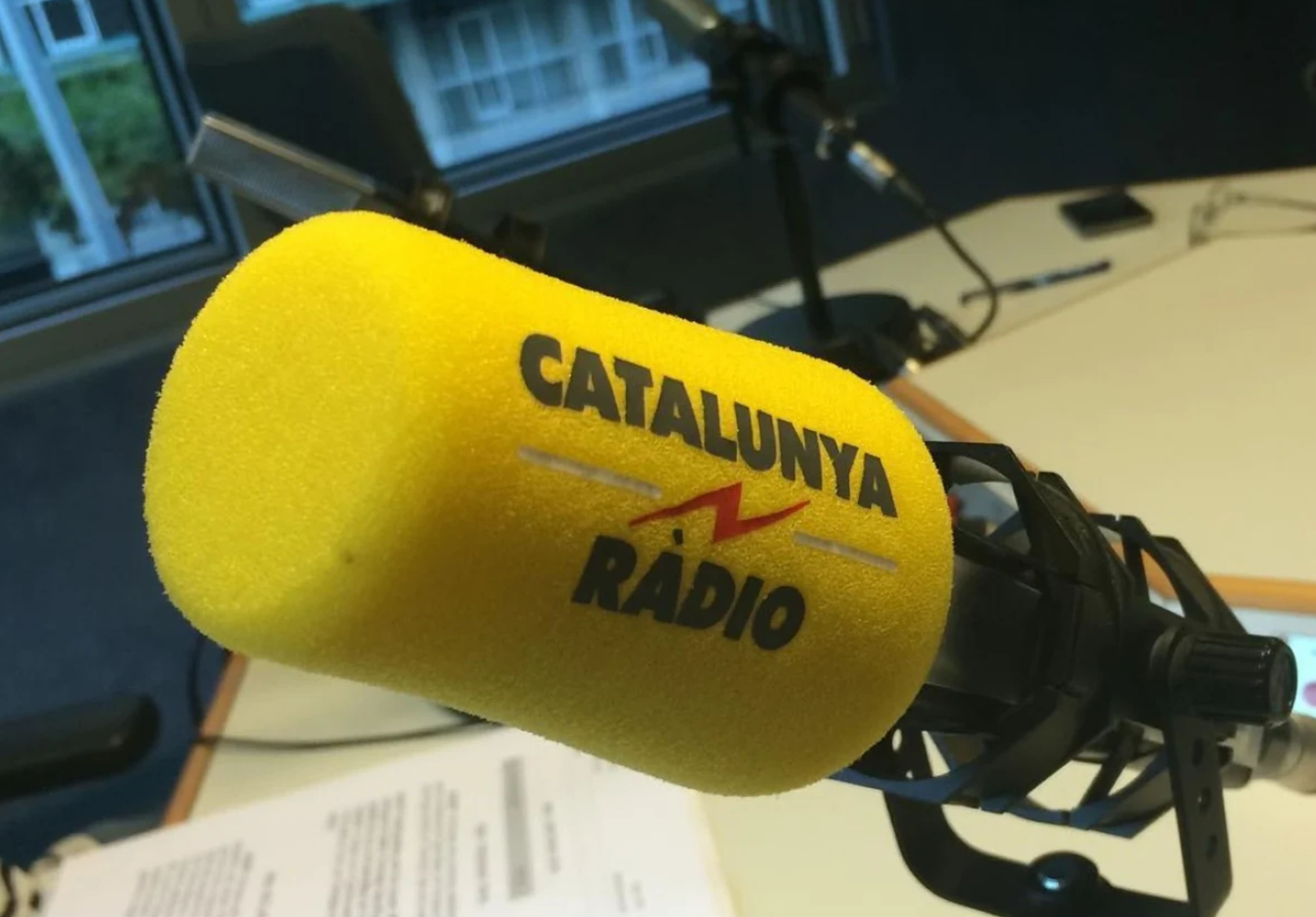 Un micròfon de Catalunya Ràdio.
