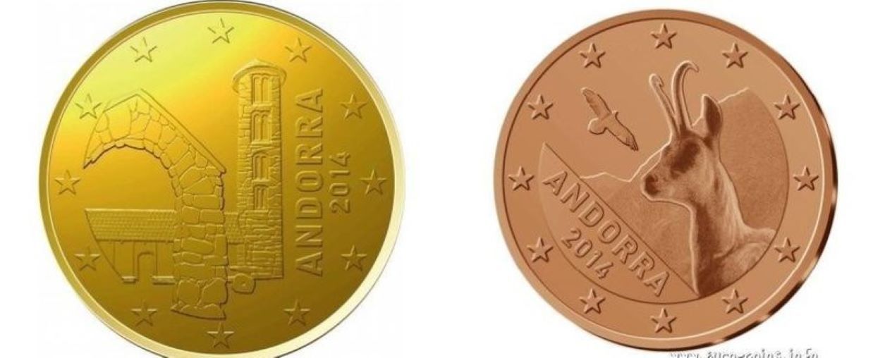 Euros andorrans de col·lecció.