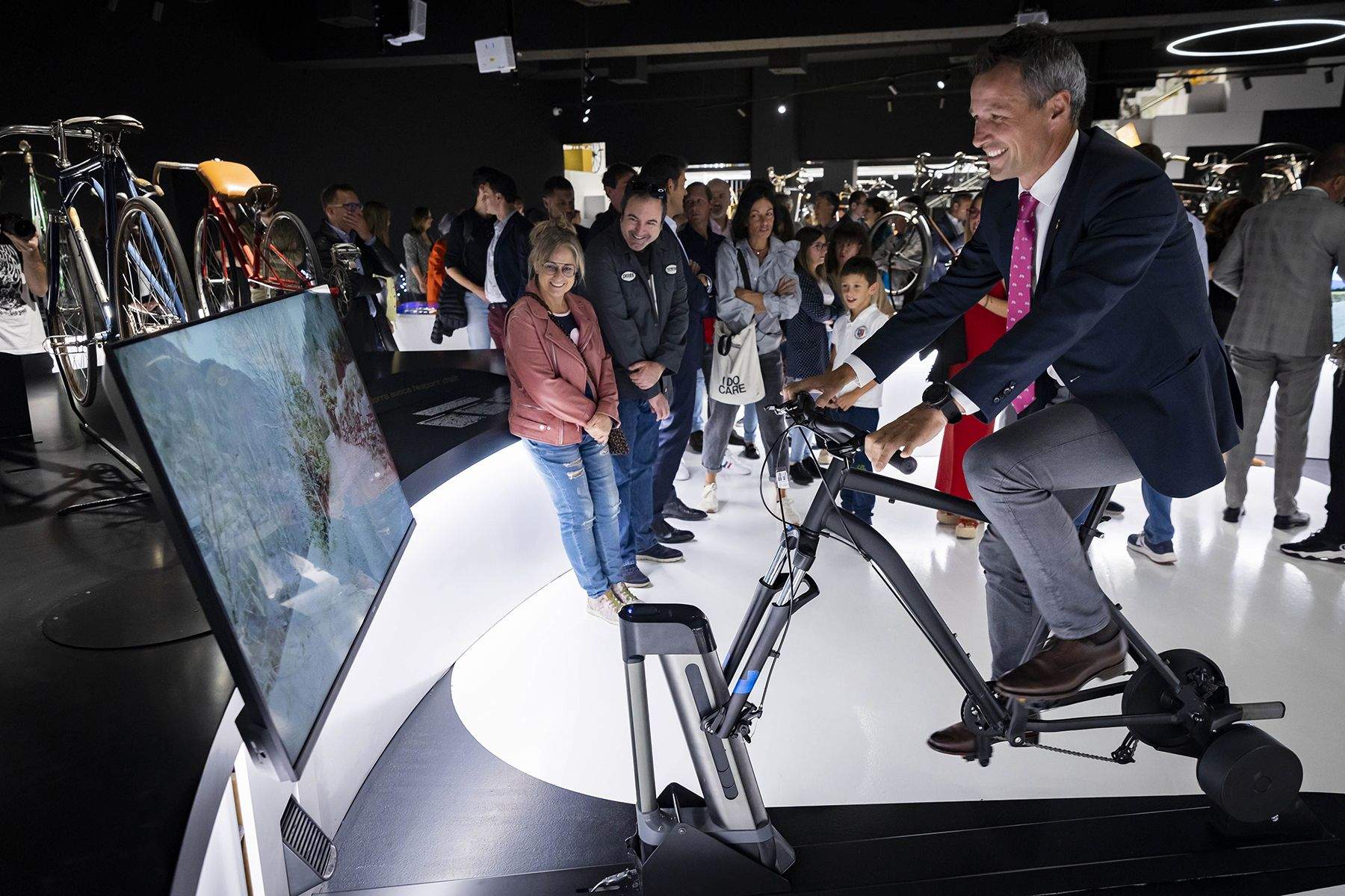 David Astrié pedala.