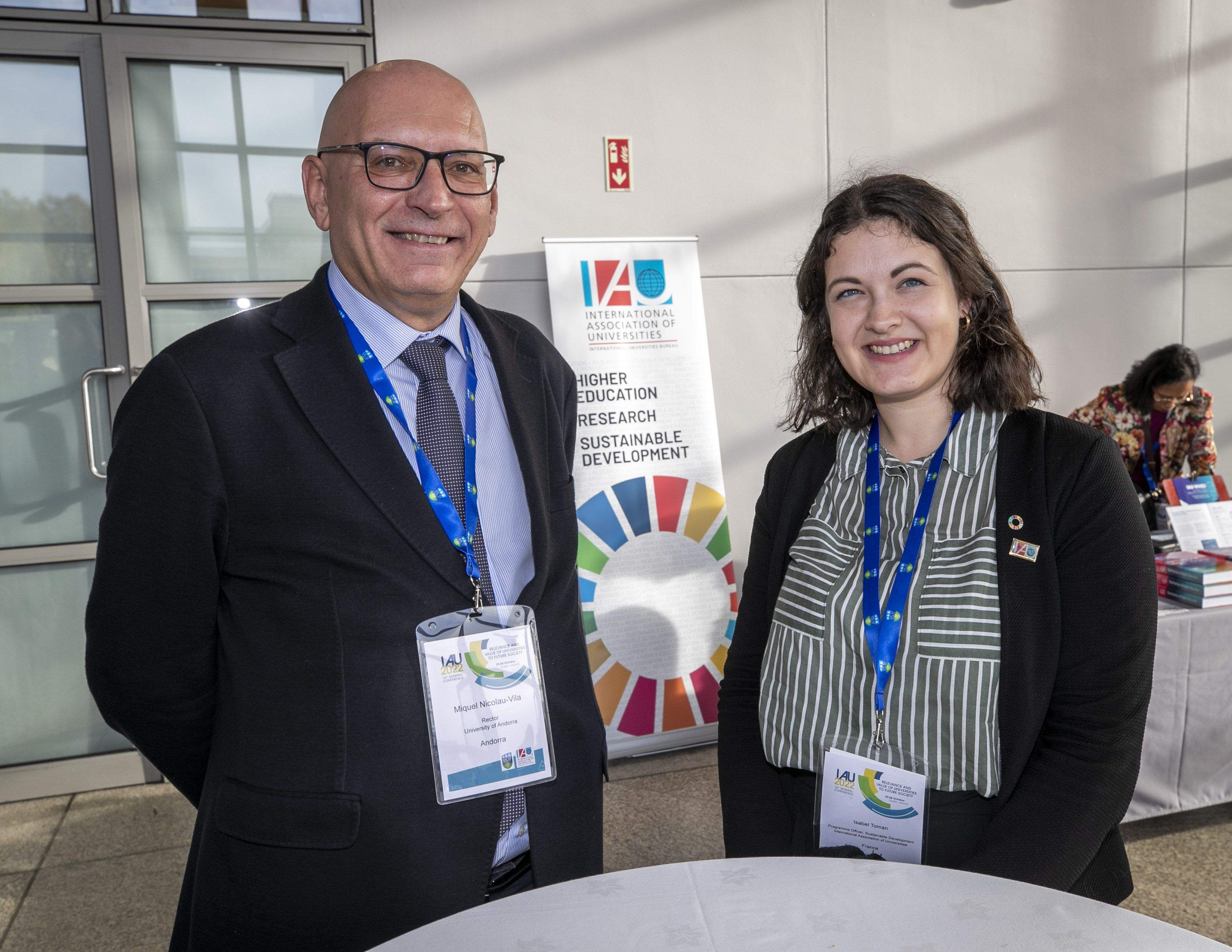 Miquel Nicolau, a l'esquerra, ha participat en la Conferència de Dublin.