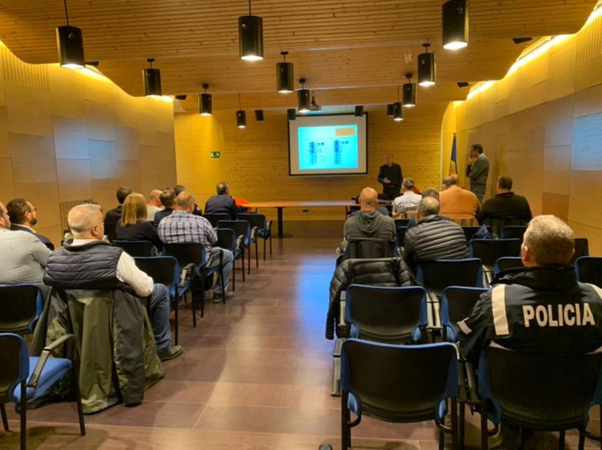 Una imatge de la reunió d'aquest divendres.