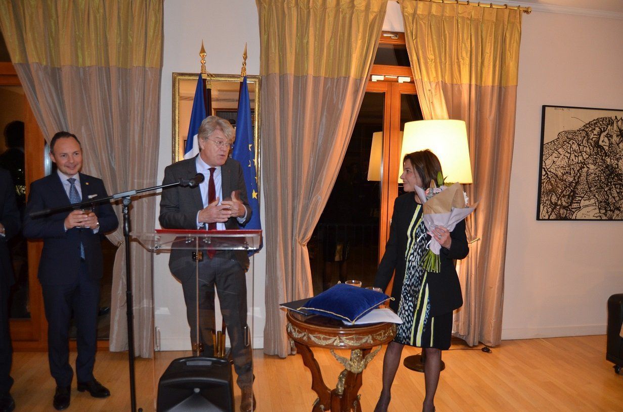 Espot, Tribolet i Canals durant l'acte.