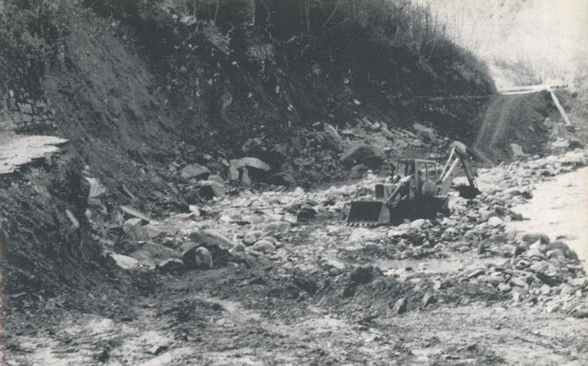 Carretera general cap a la Seu. Carretera general cap a la Seu.