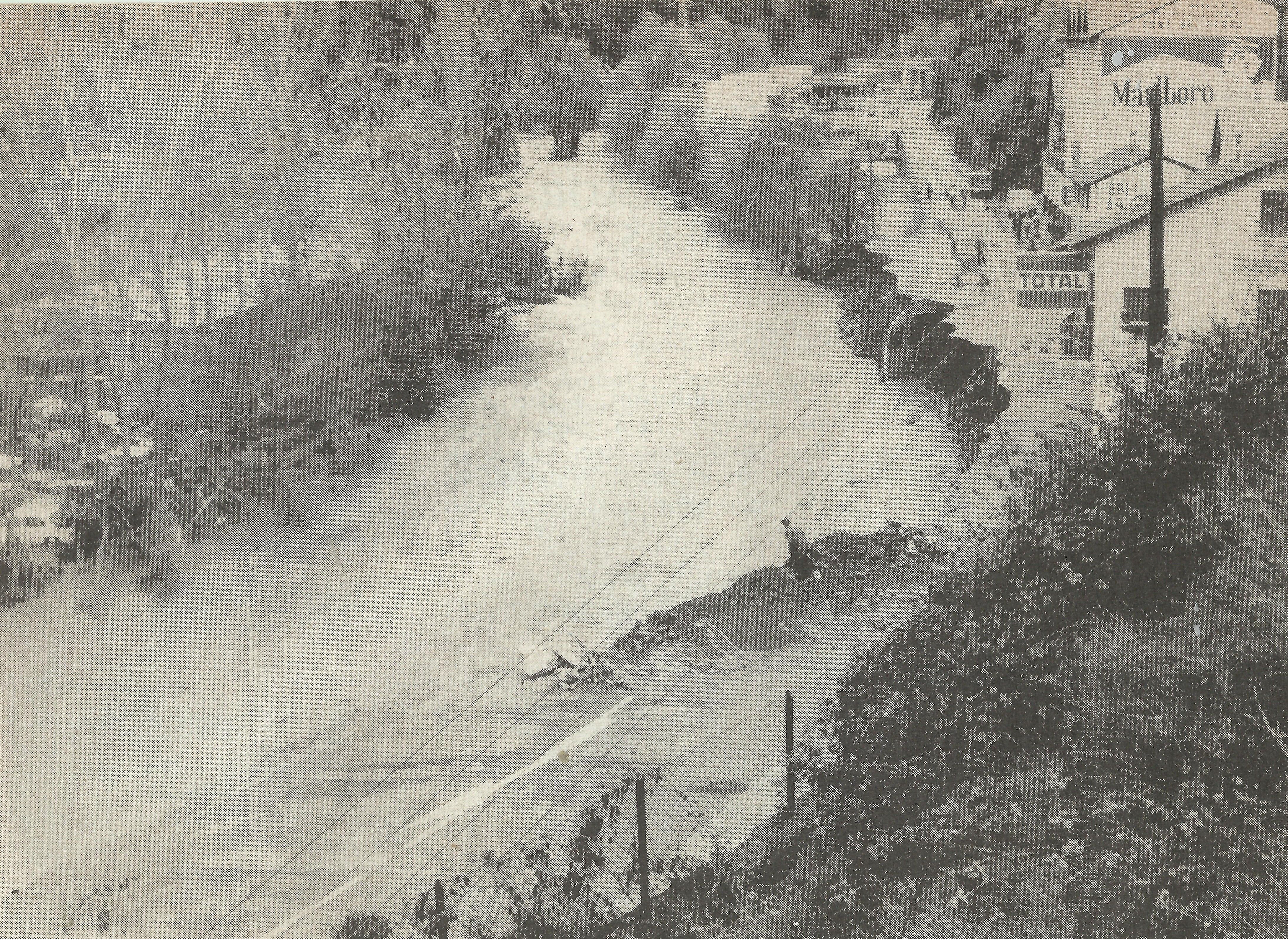 Vista 'aerea' de la carretera a Sant Julià. Vista 'aerea' de la carretera a Sant Julià.