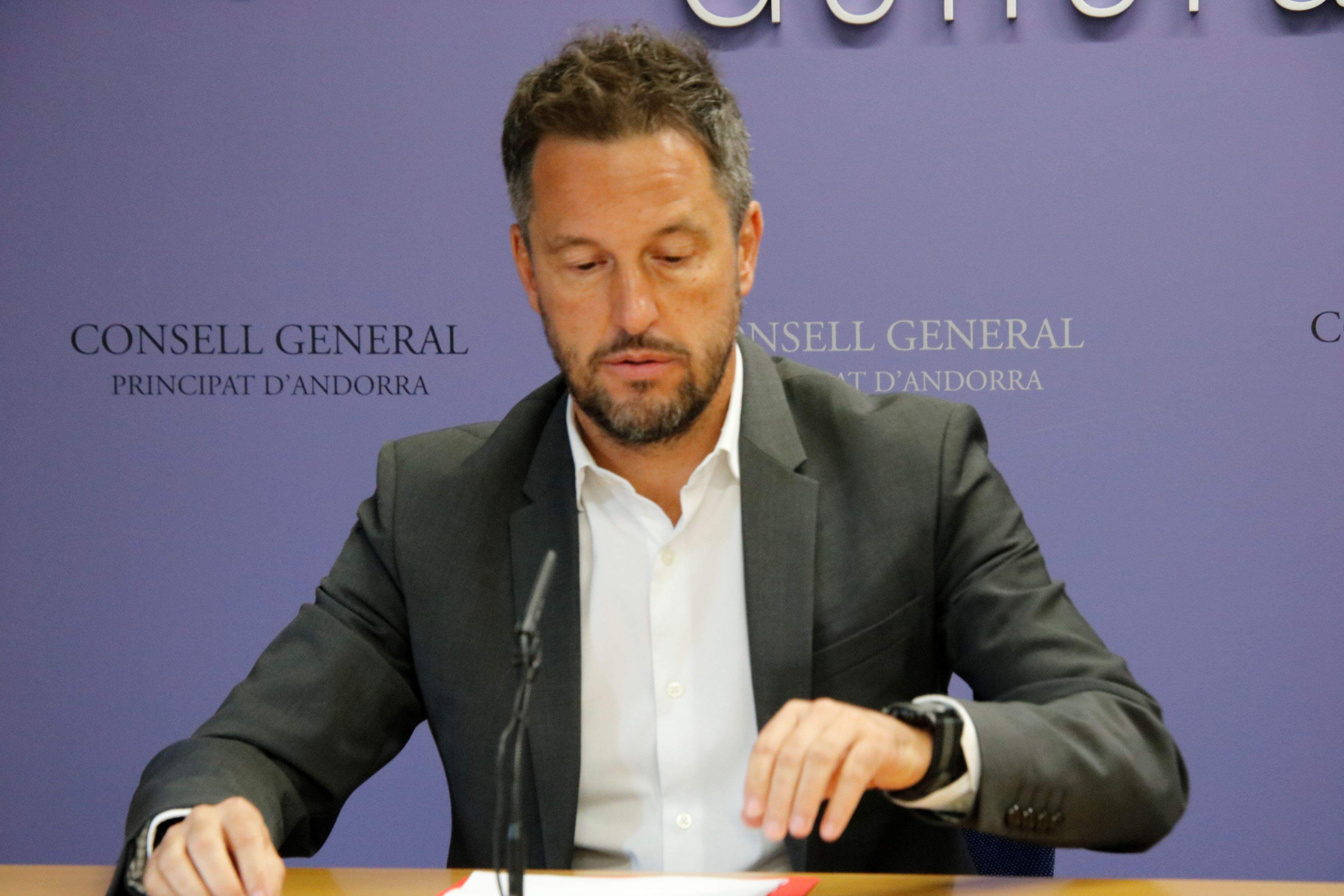 El president del grup parlamentari socialdemòcrata, Pere López.