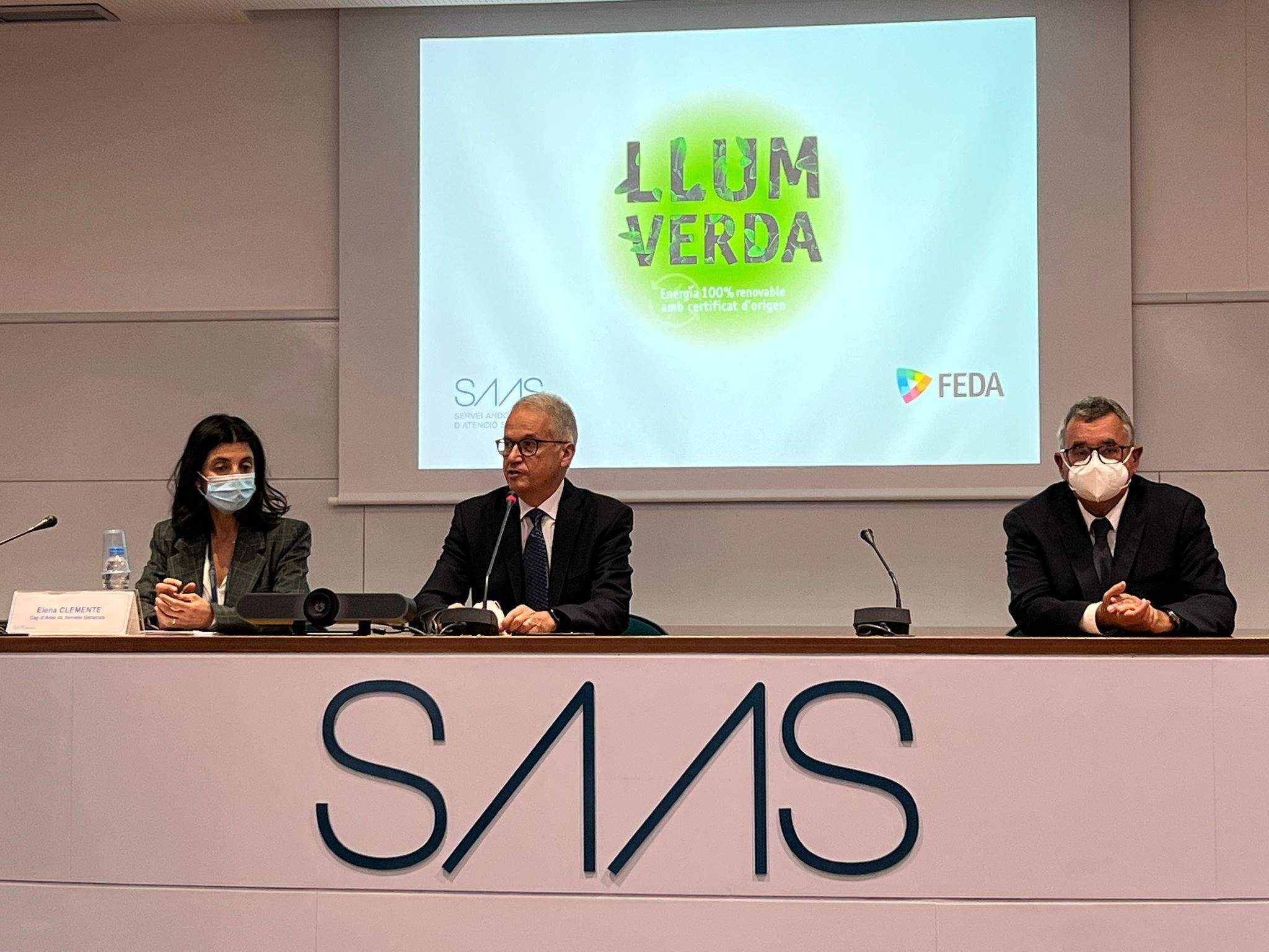 El SAAS és la primera entitat pública en rebre el segell 'Llum Verda'