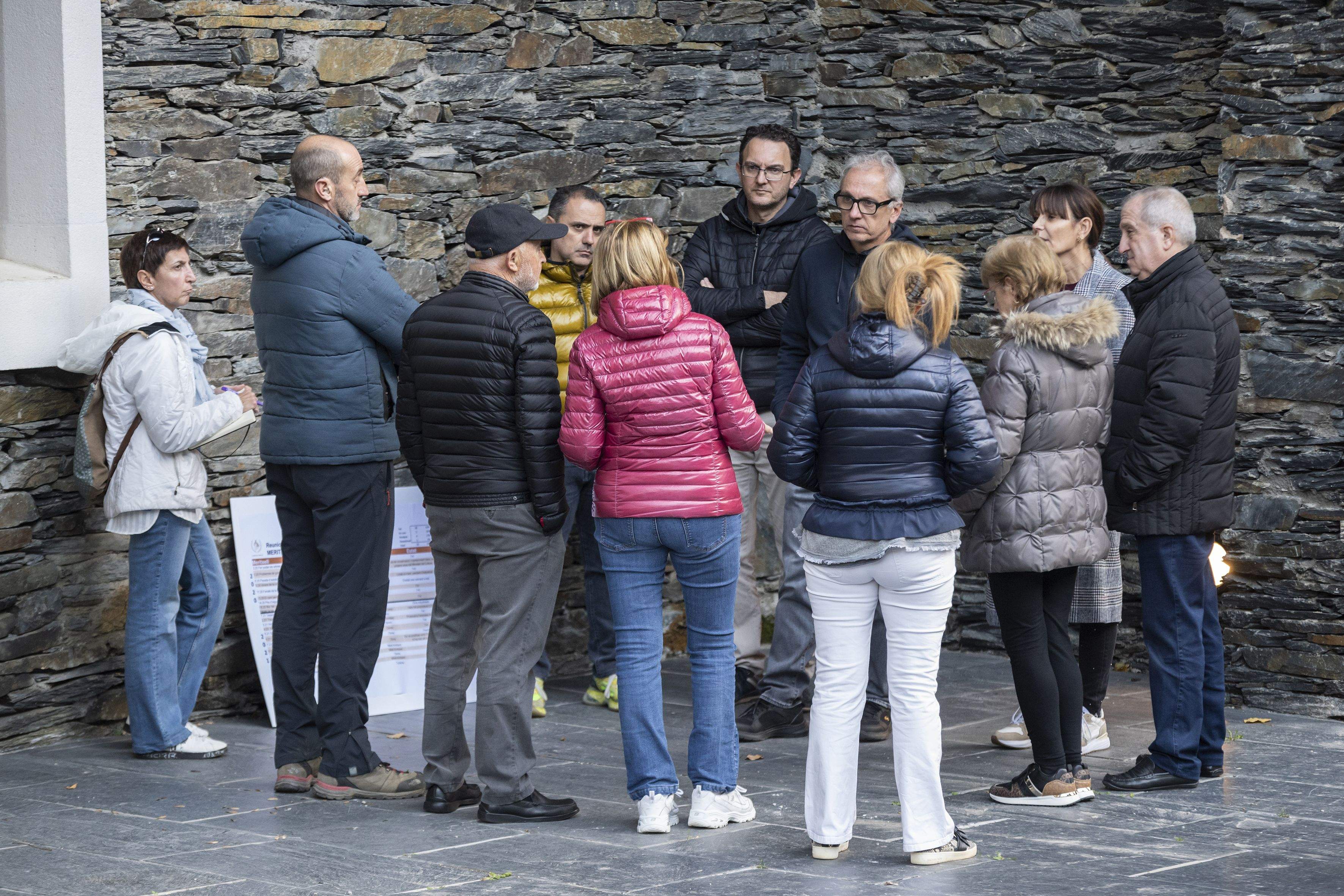 Visita de responsables comunals a Meritxell.