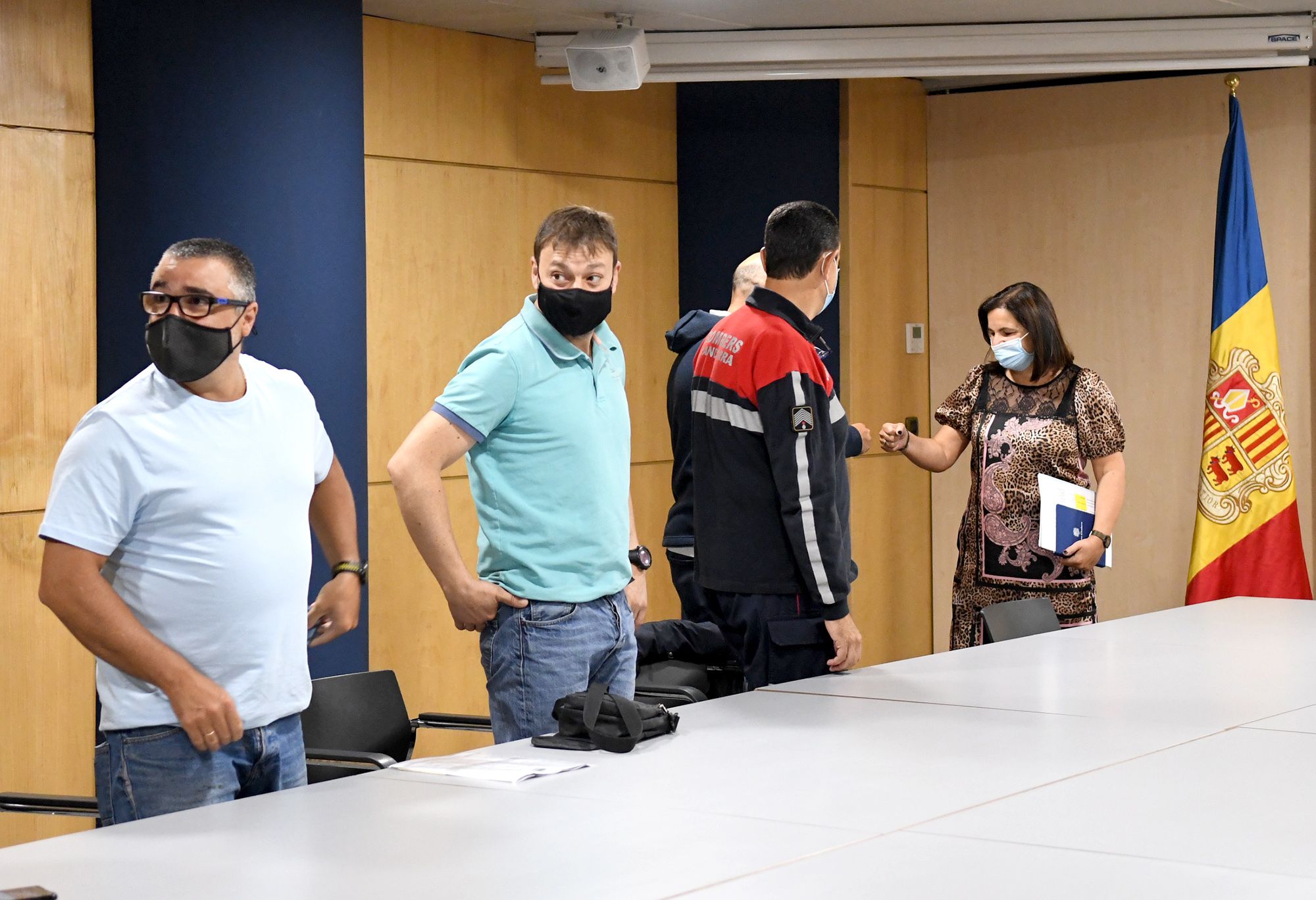 Una trobada anterior de representants sindicals amb la ministra d'Administracions Públiques, Trini Marín. Una trobada anterior de representants sindicals amb la ministra d'Administracions Públiques, Trini Marín.