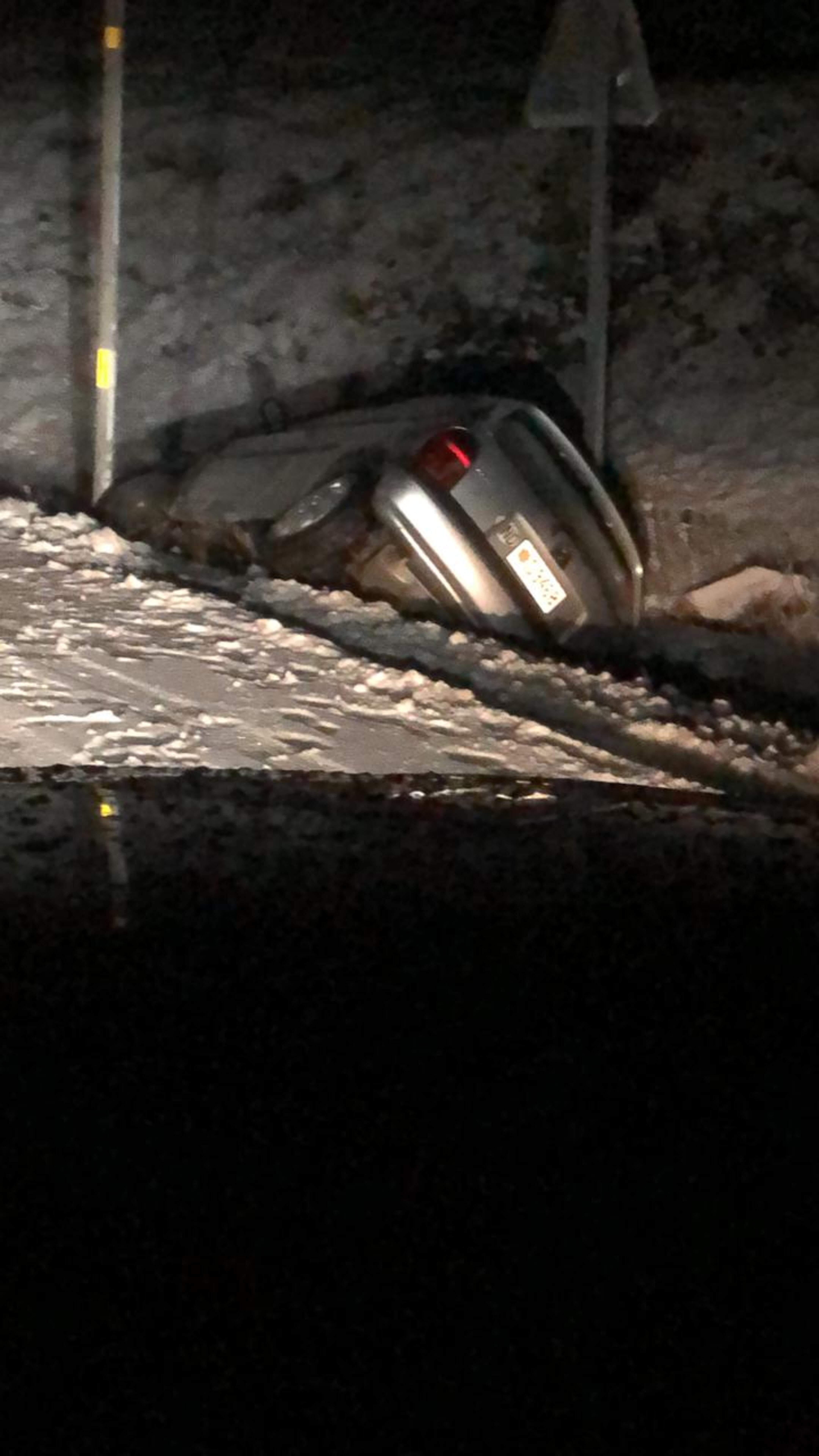 El cotxe accidentat.