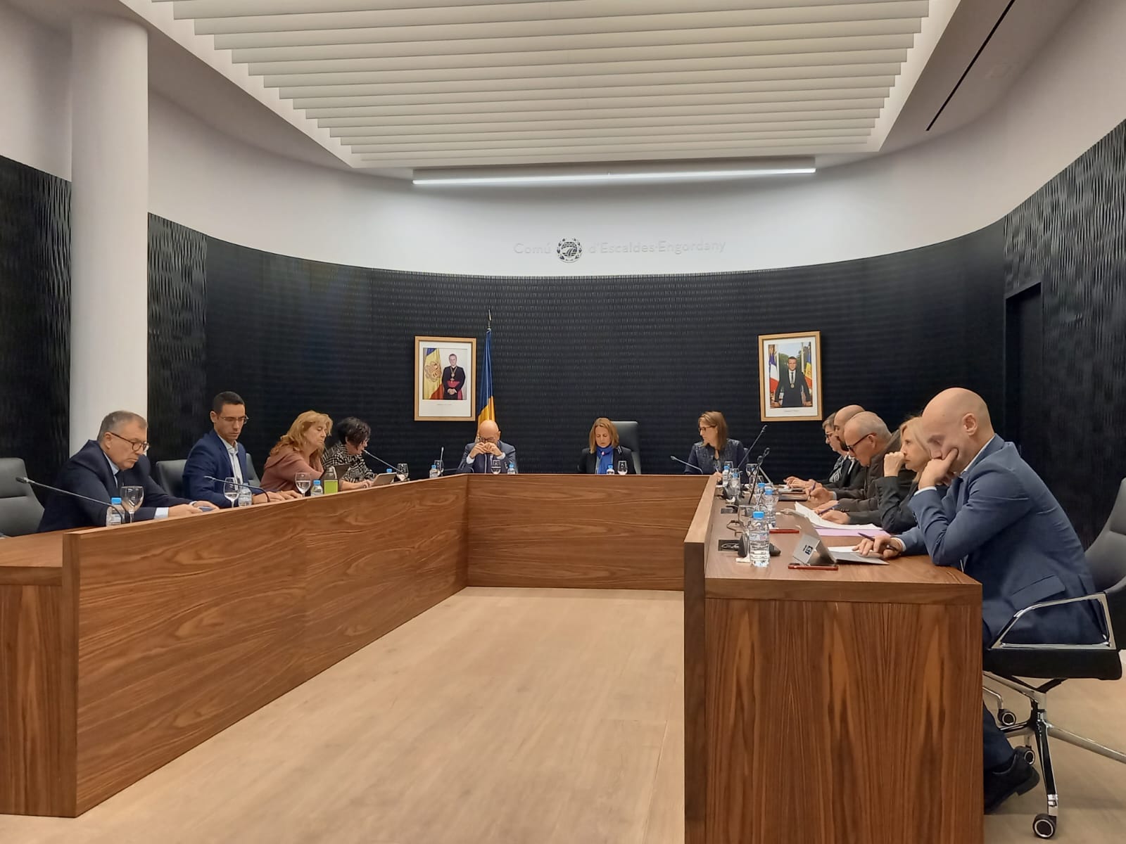 Un moment de la sessió de comú.