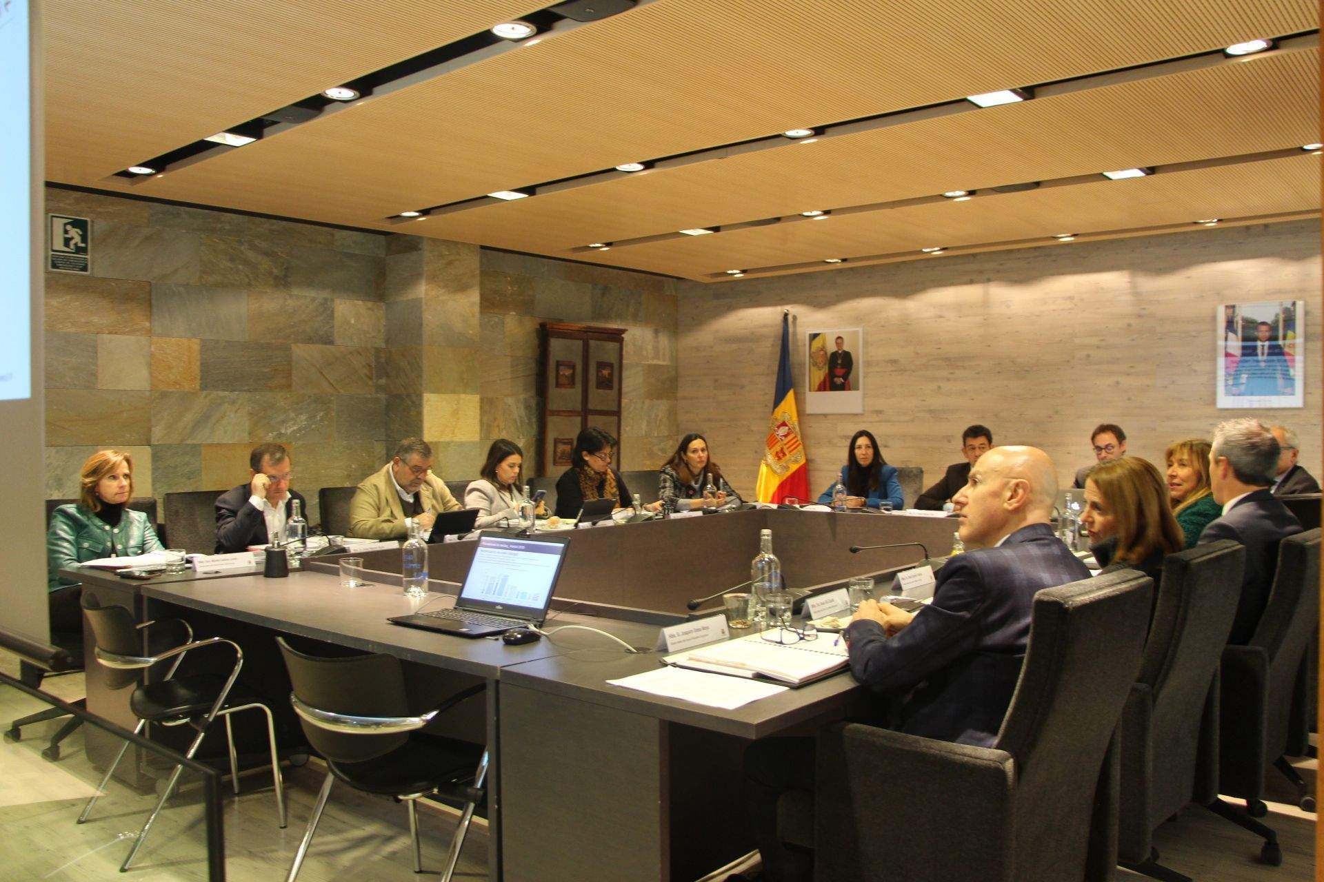 Un instant de la reunió de cònsols celebrada a Ordino.