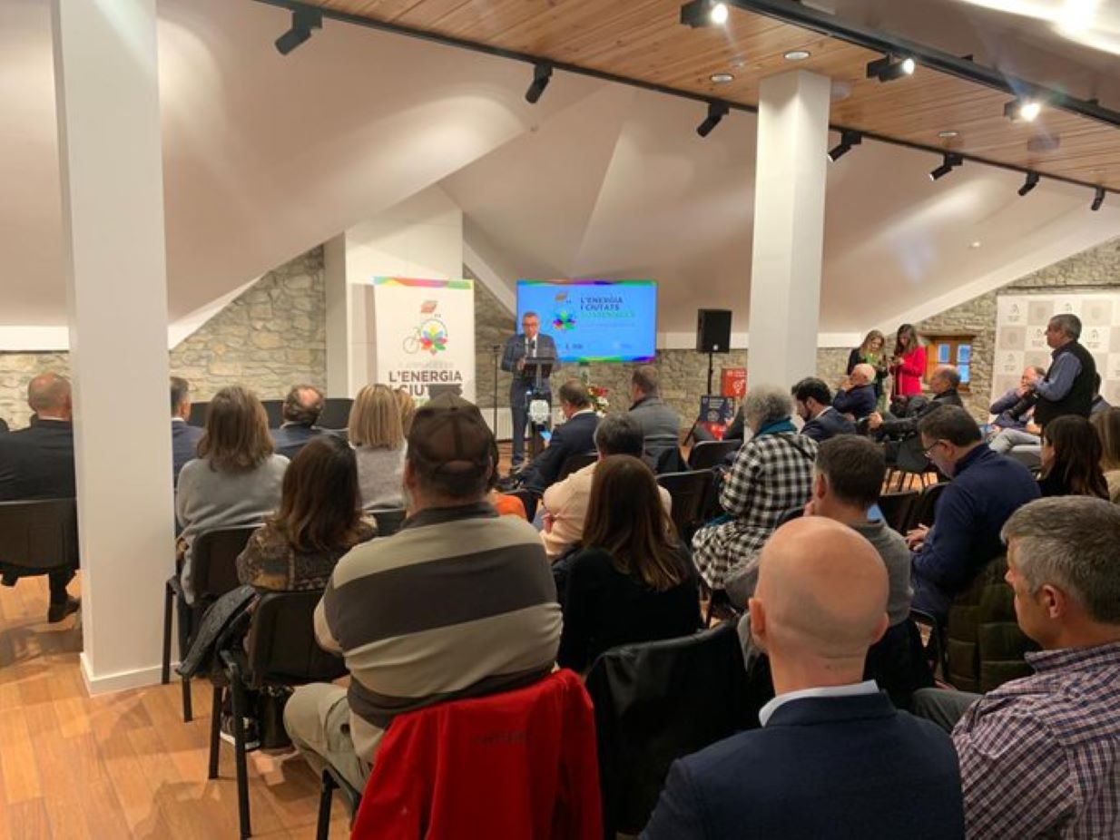 El director general de FEDA, Albert Moles durant la seva intervenció.