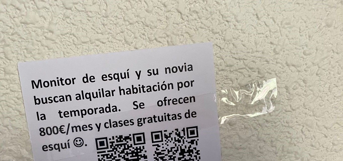 Un dels anuncis de temporers.