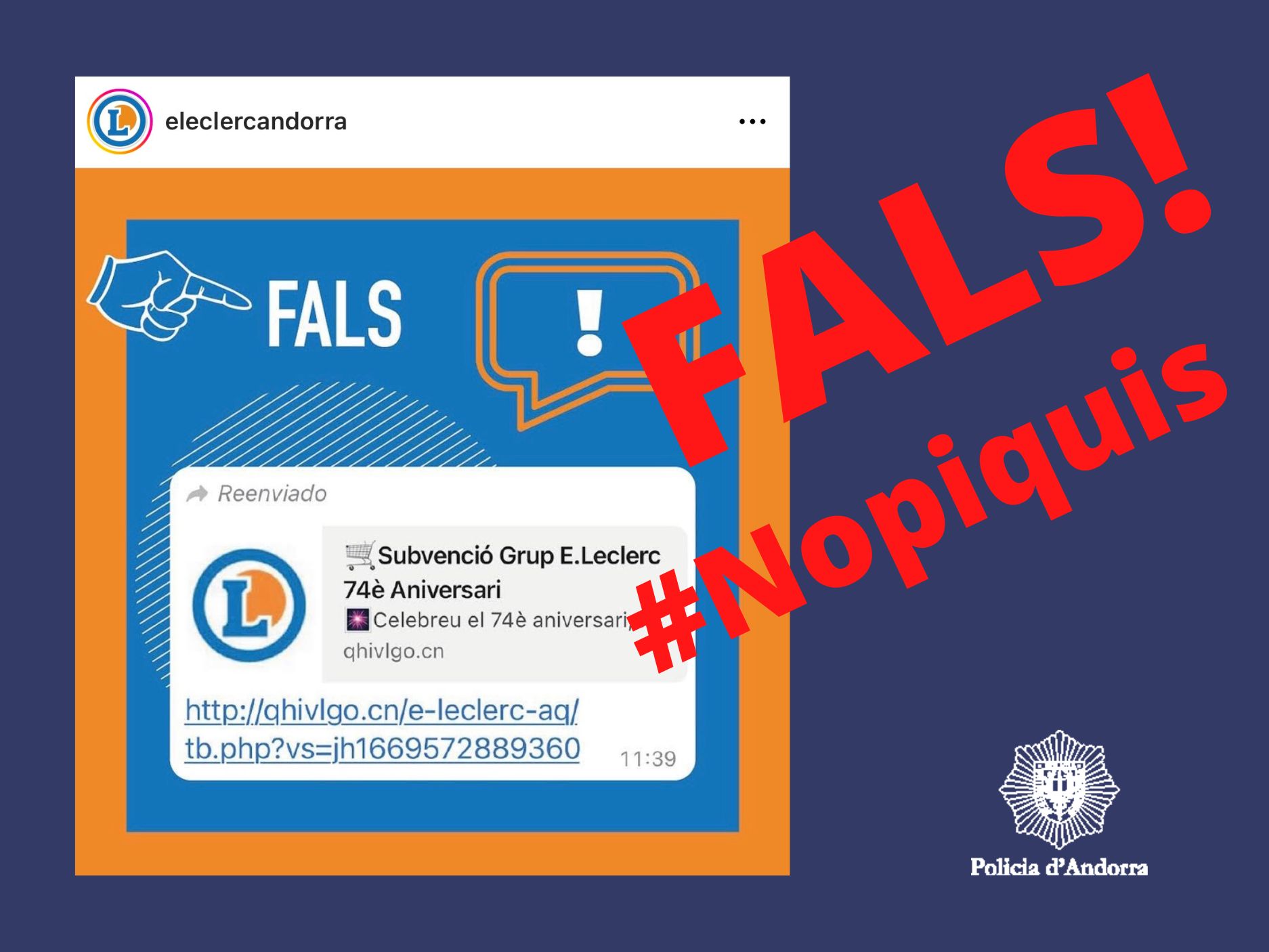 Avís de frau en línia. Avís de frau en línia.