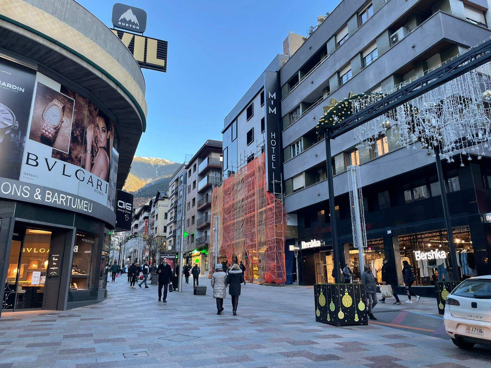 Una imatge de l'antic hotel Casa Canut aquest dijous.