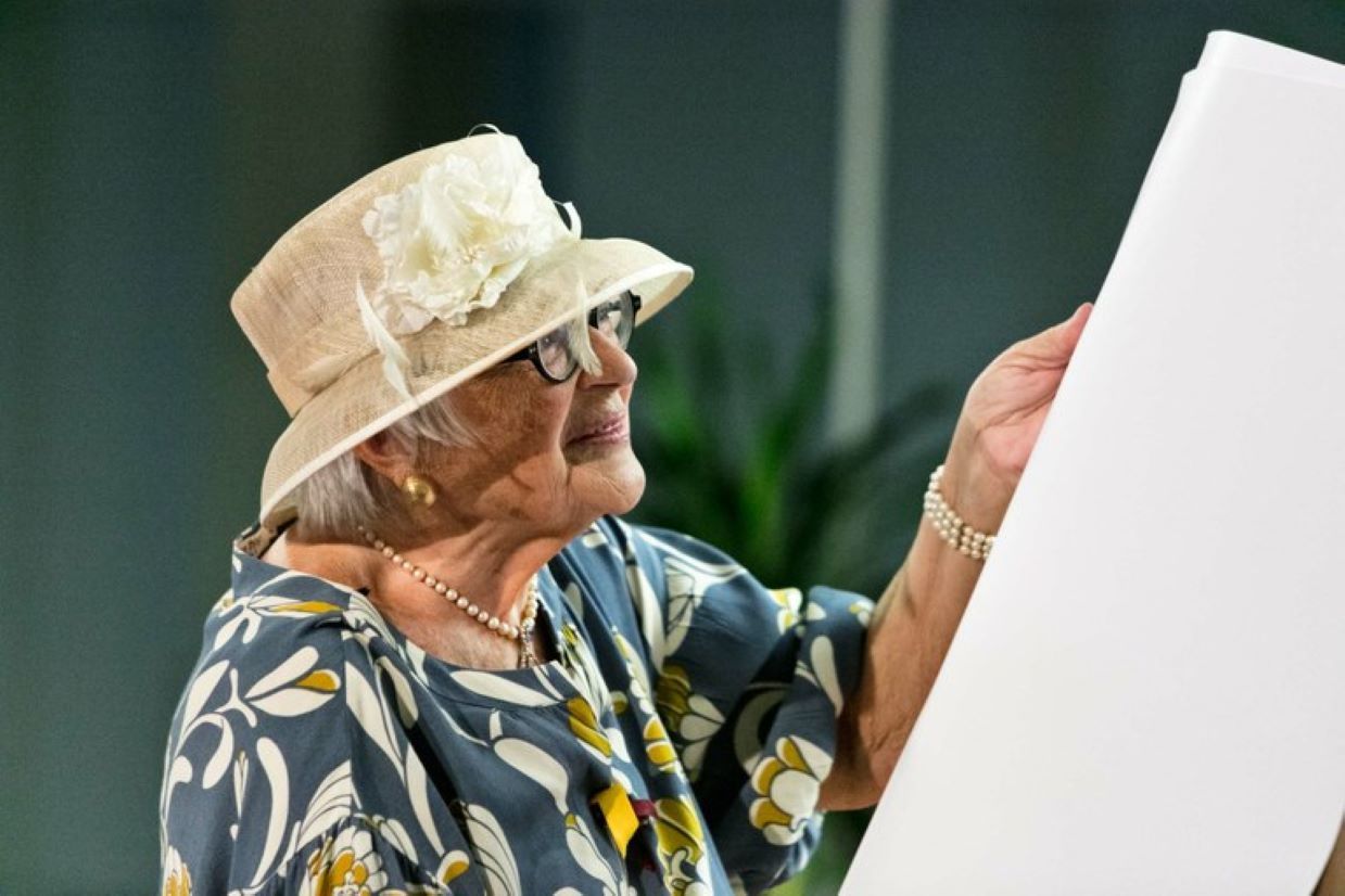 Pilarín Bayés durant una anterior estada a Andorra.