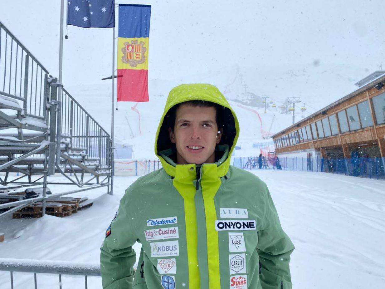 Roger Puig aquest divendres a Saint Moritz.
