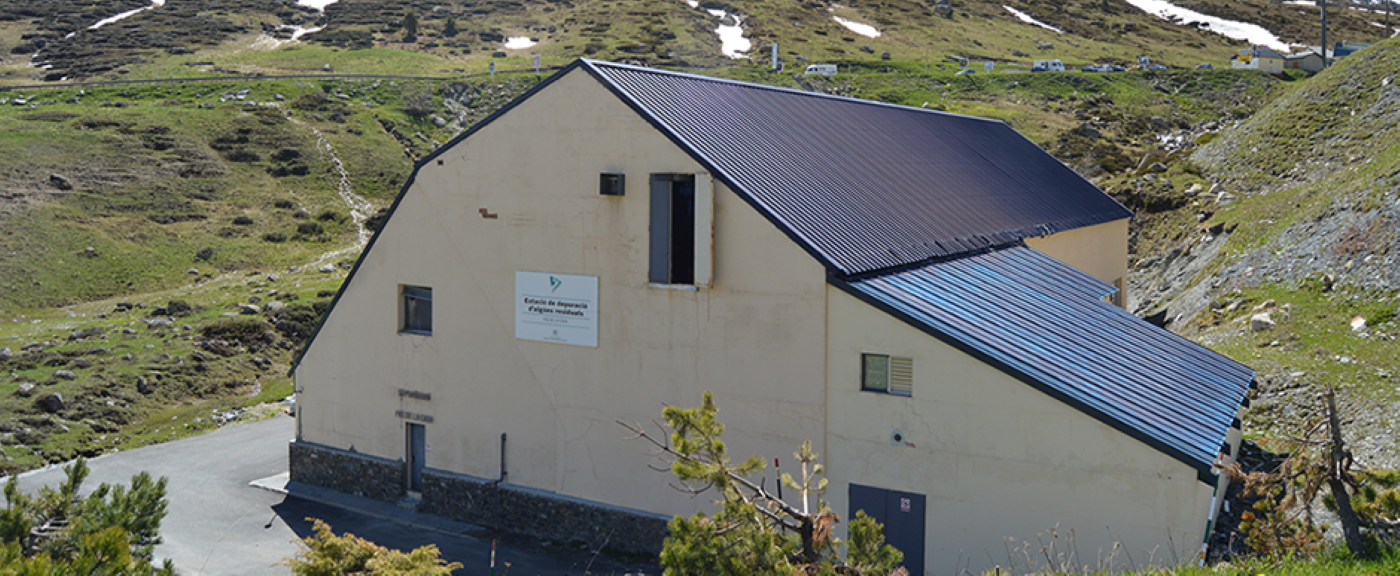 La depuradora del Pas de la Casa.