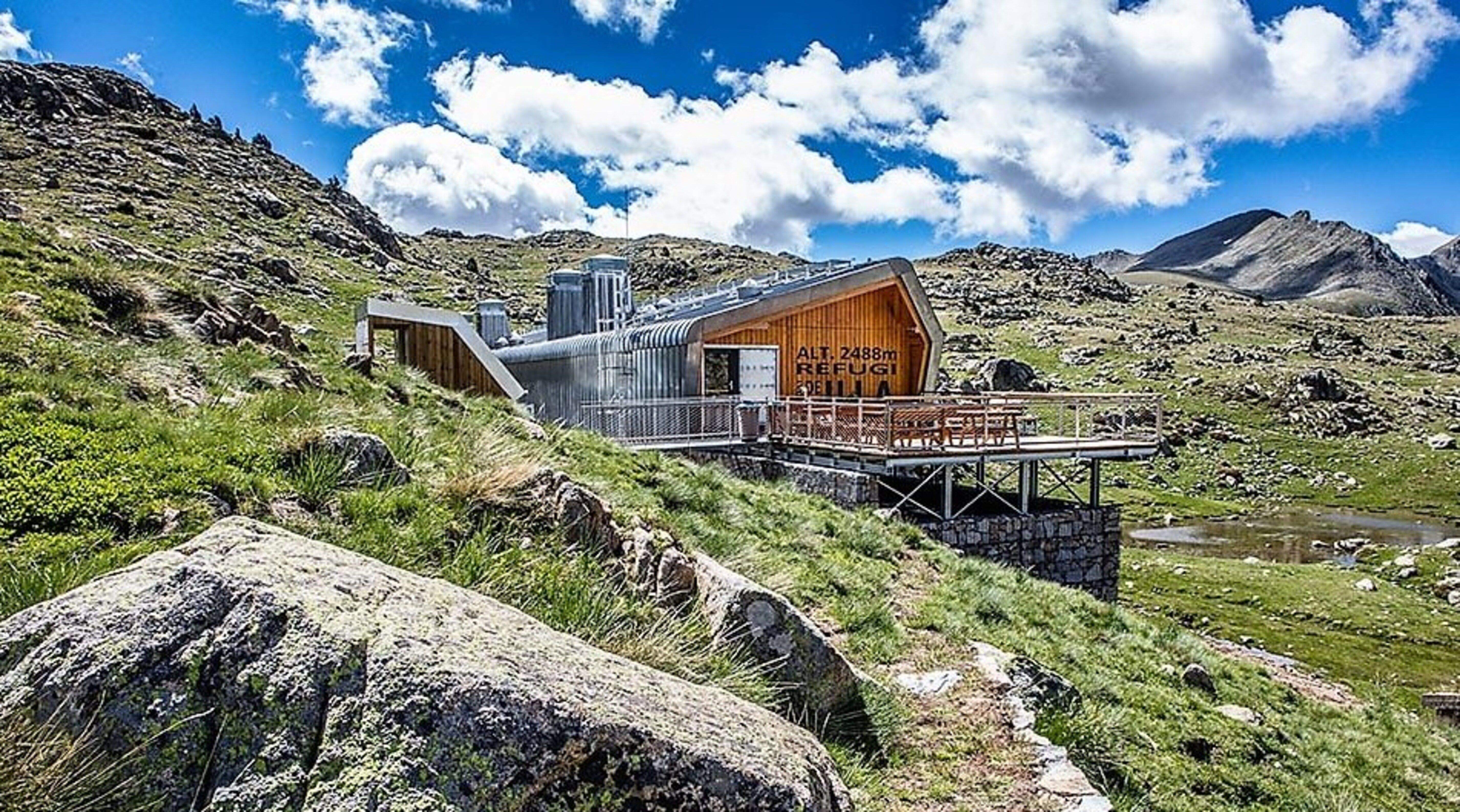 Una imatge del refugi guardat de l'Illa.