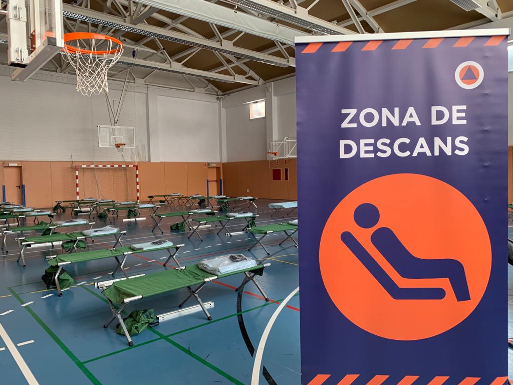 El Perecaus, preparat per fer d'alberg.