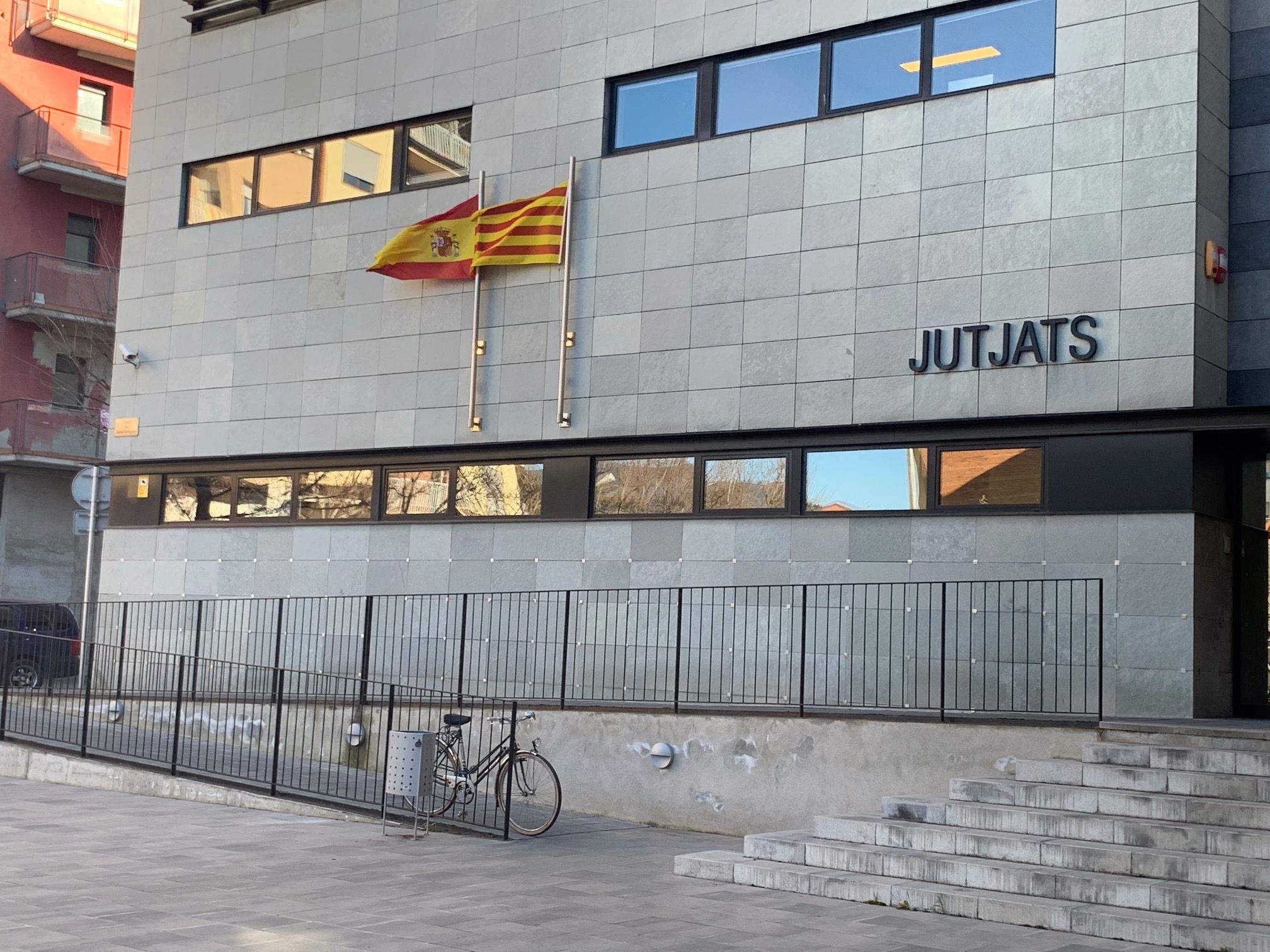 Una imatge dels jutjats de la Seu.