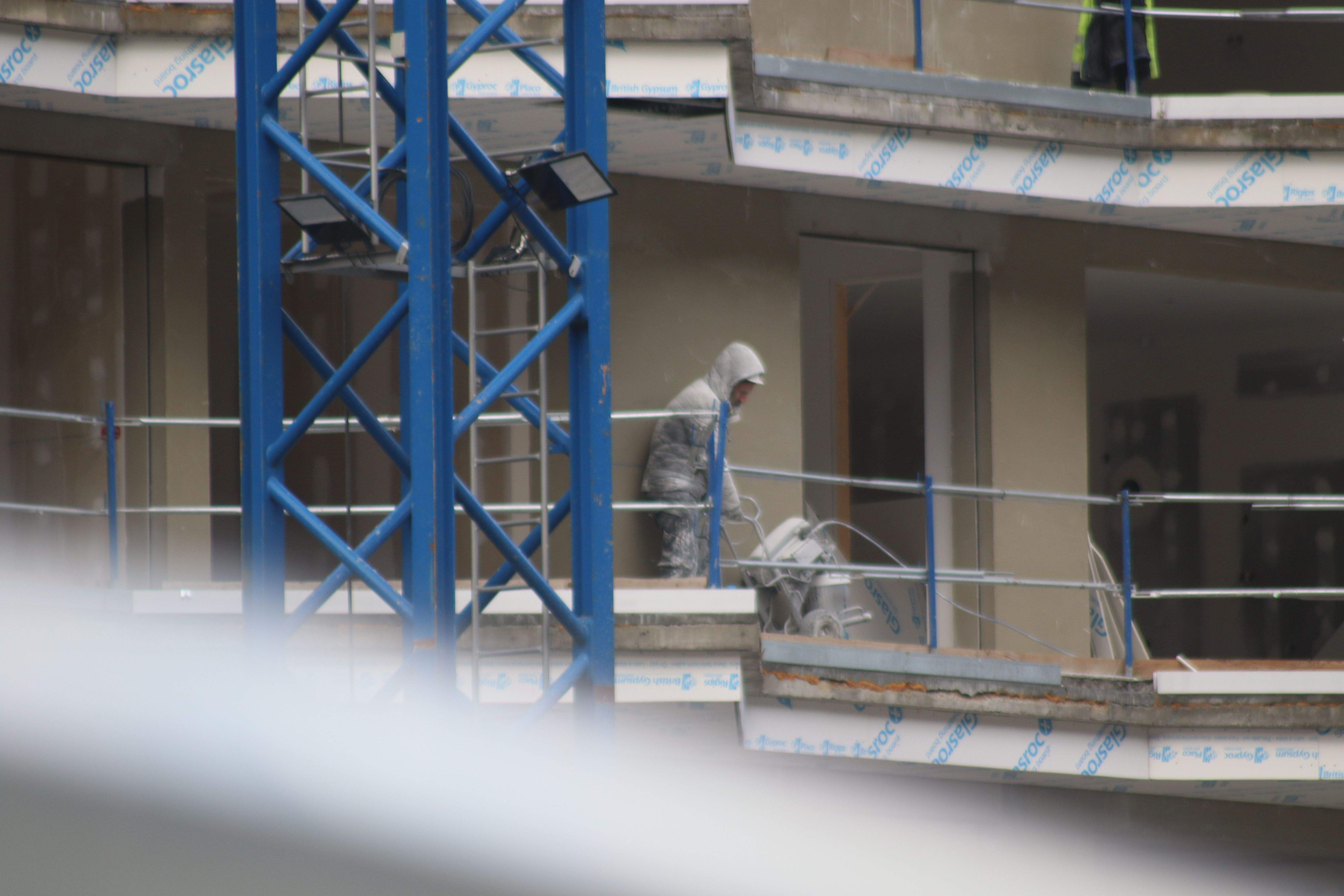 Una obra en construccio.