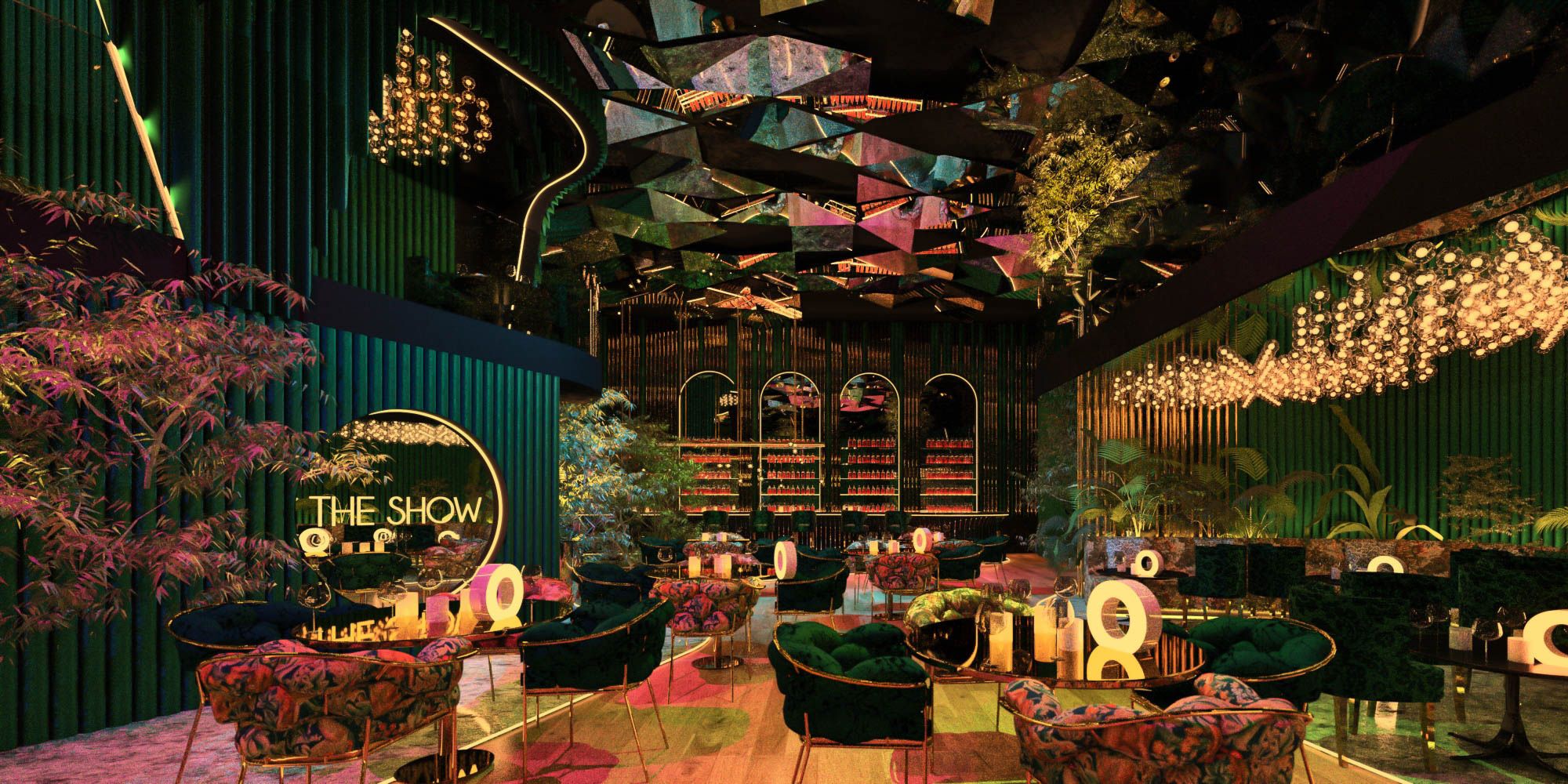 Recreació d'una de les sales de restauració que ha de tenir UNNIC.