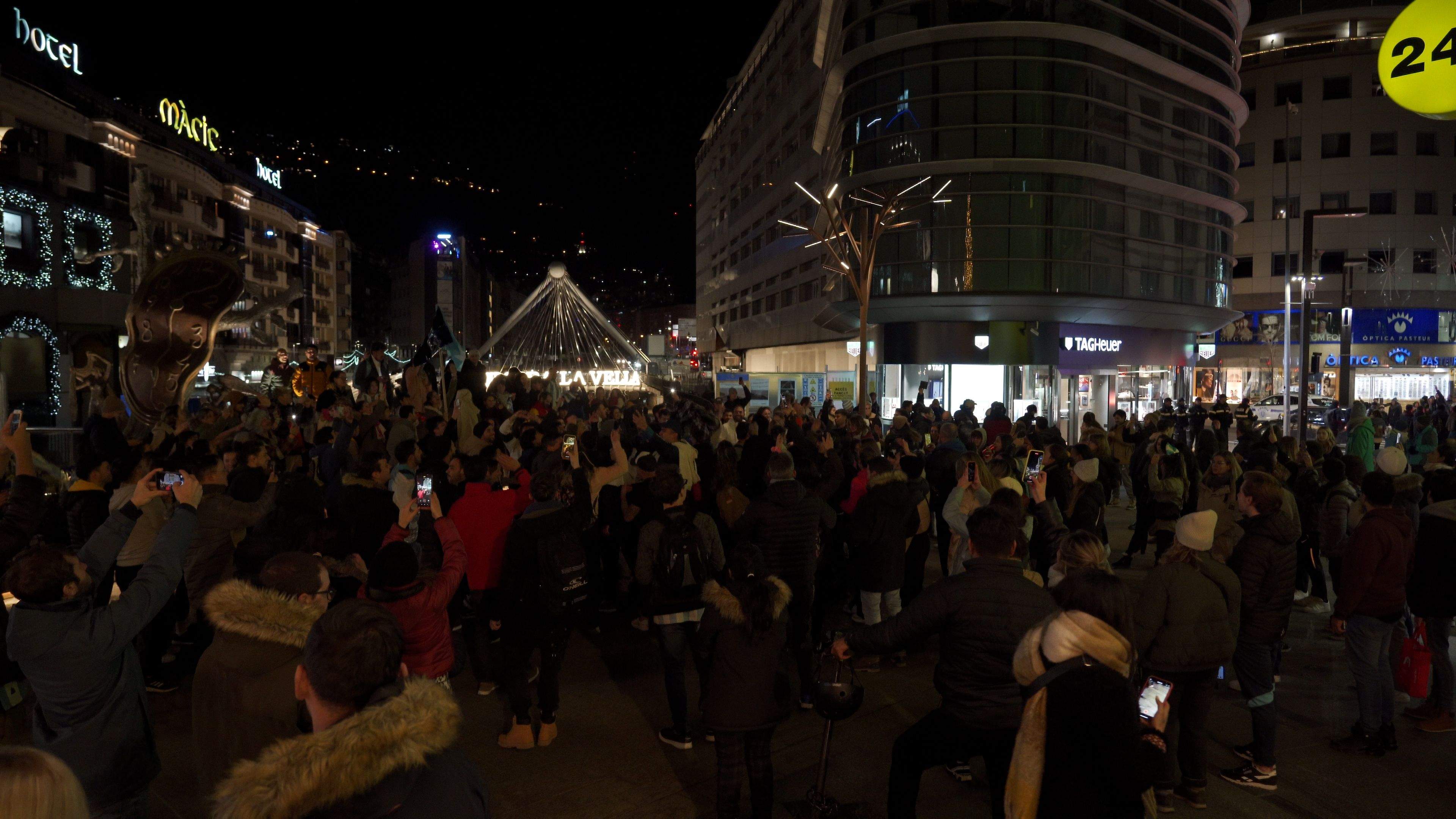 La plaça de la Rotonda, un dels punts de celebració. 