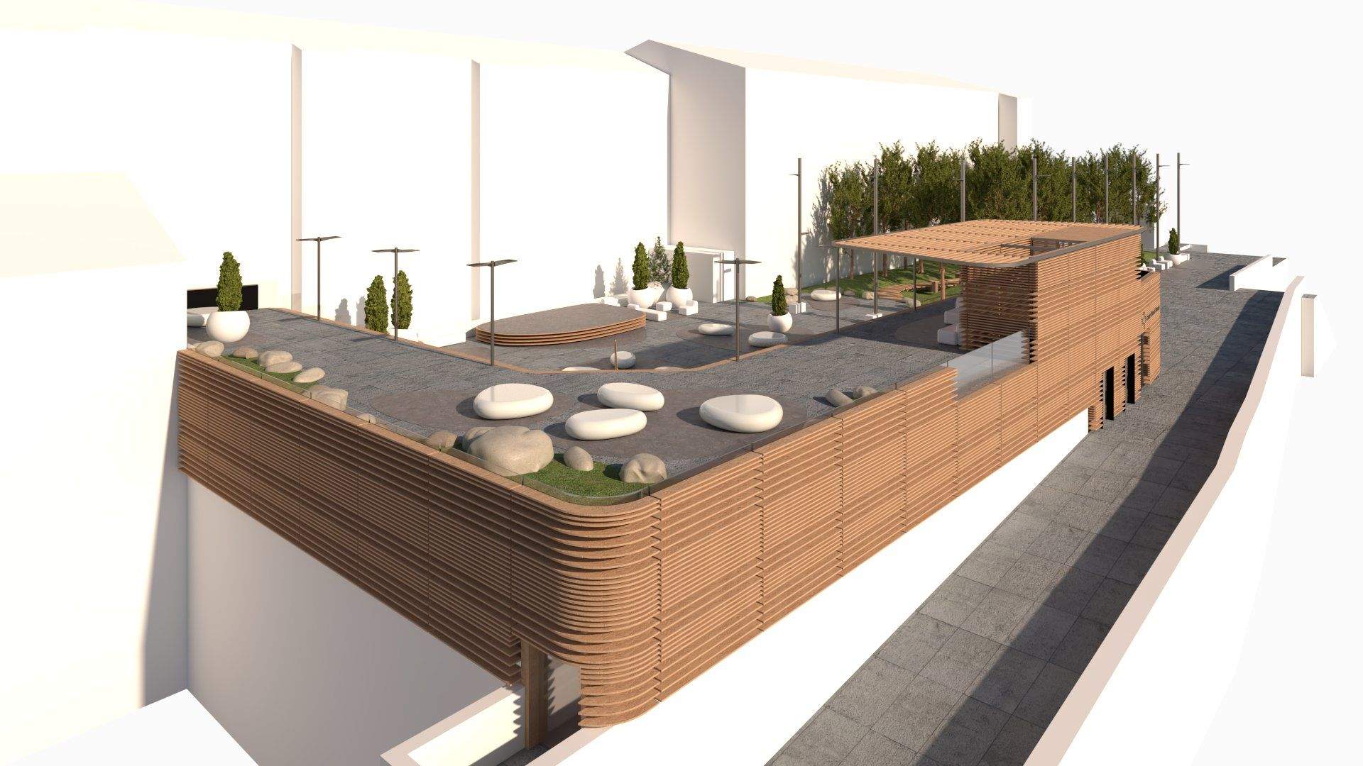 Representació del futur CAP de Canillo.