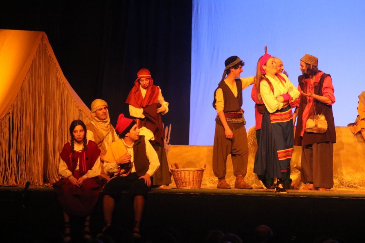 Un instant de la representació d''Els Pastorets'.