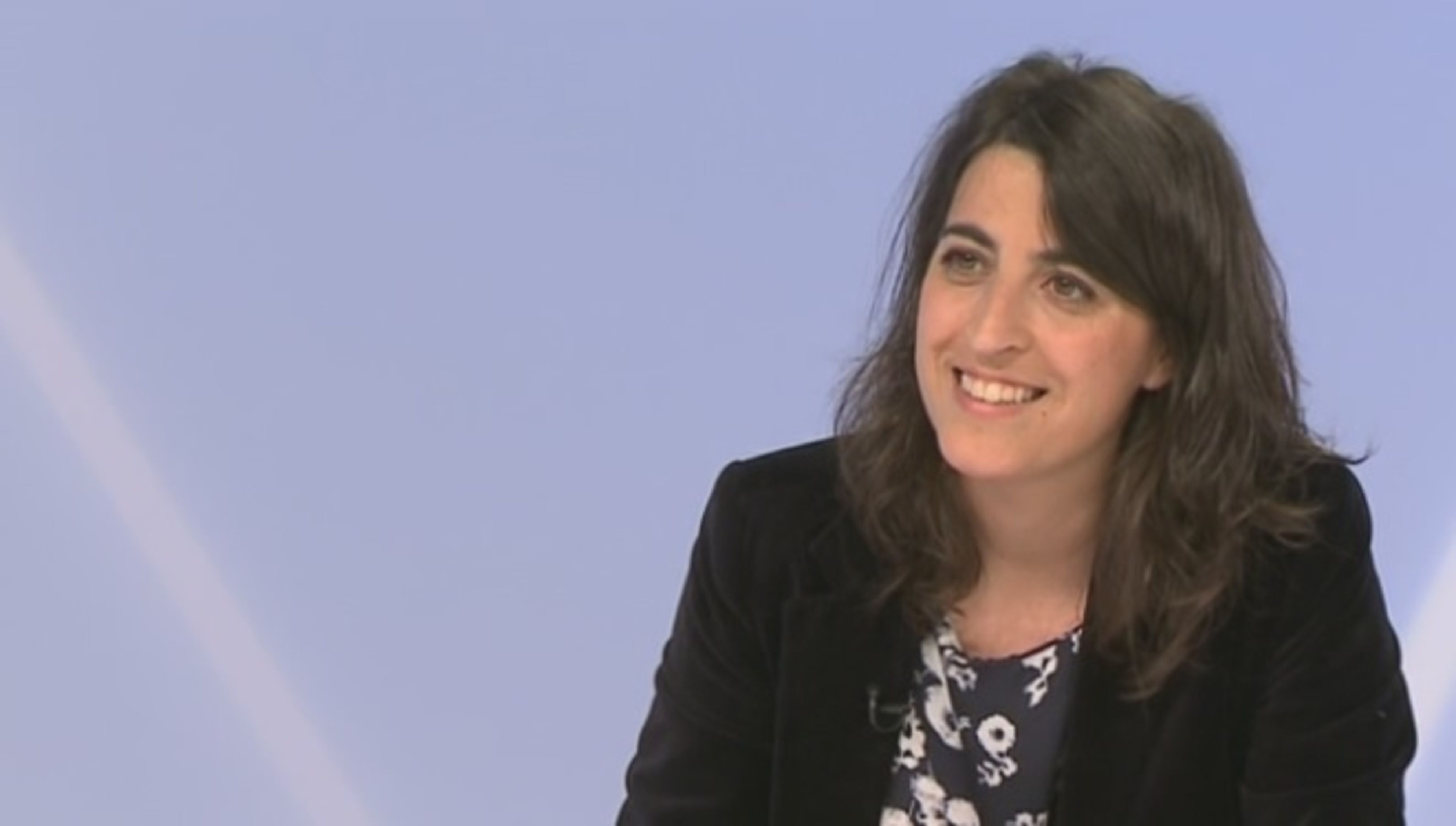 Imma Jiménez durant una entrevista a ATV.